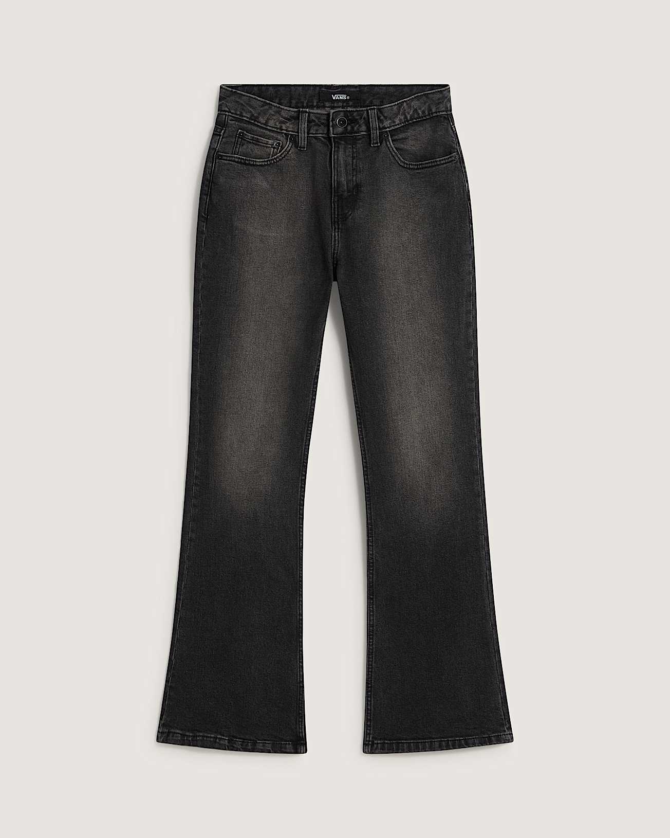 Spodnie Check5 Low Rise Boot Cut Denim VANS Czarny HERO