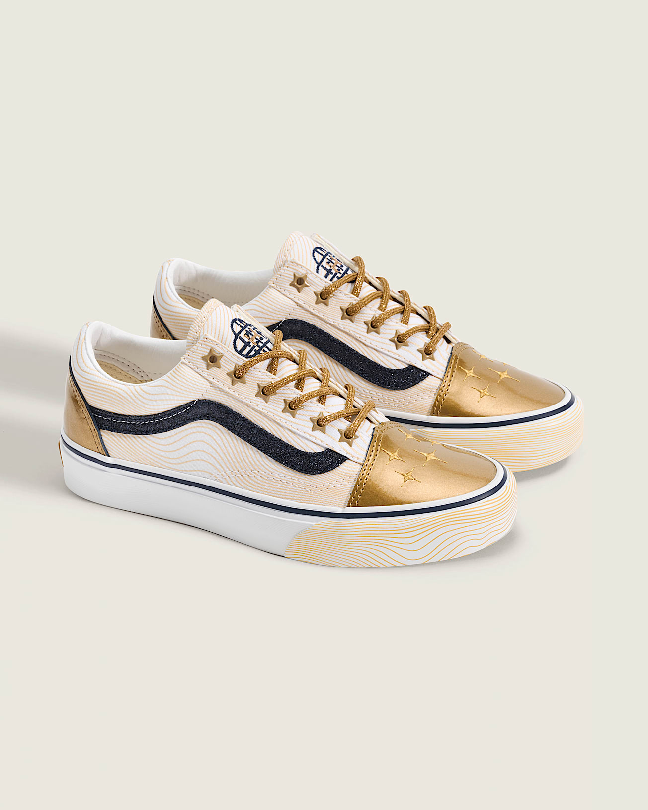 Kinder Old Skool KPop Demon Hunters Schuhe 814 Jahre VANS Gelb ALT1