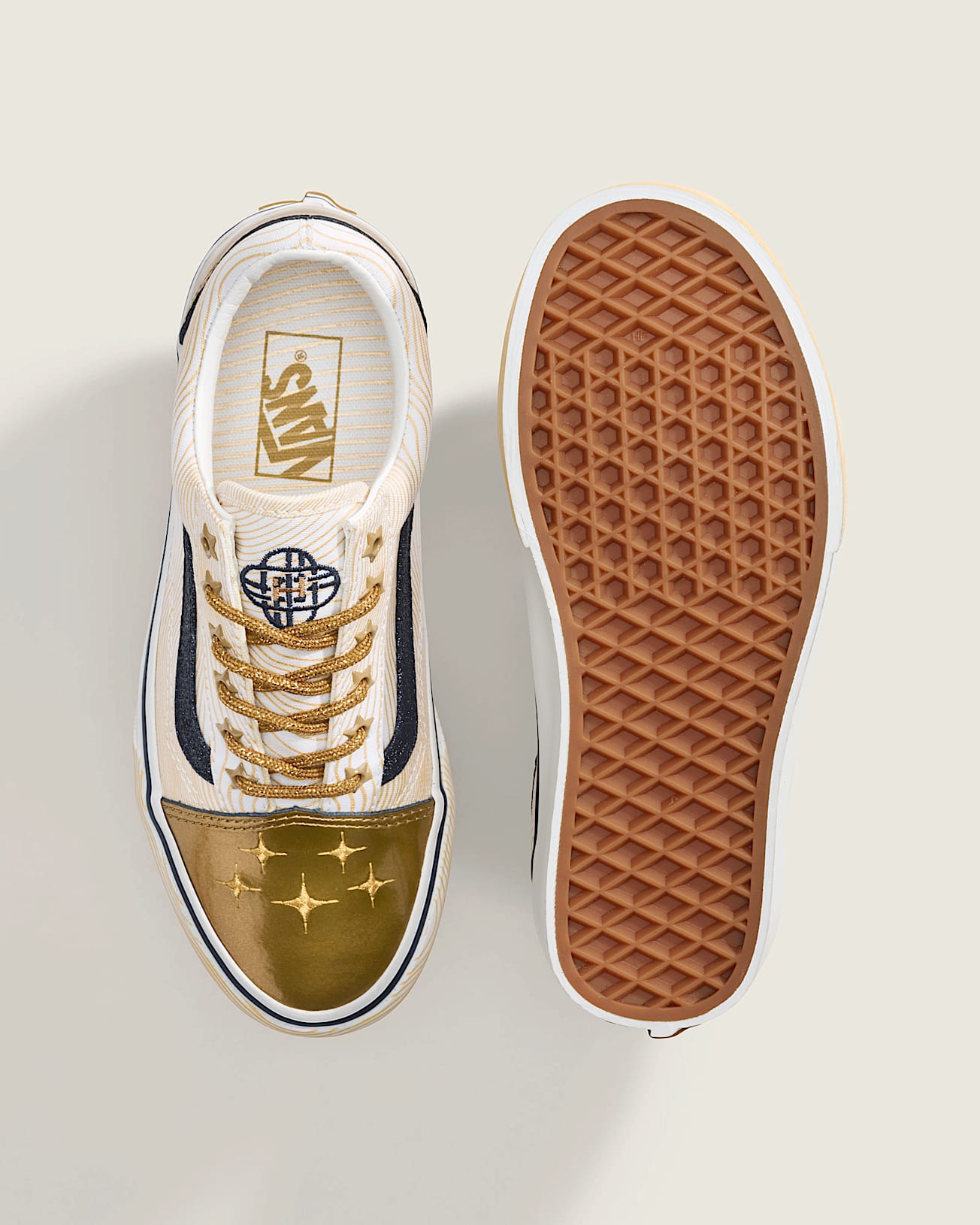 Kinder Old Skool KPop Demon Hunters Schuhe 814 Jahre VANS Gelb ALT2