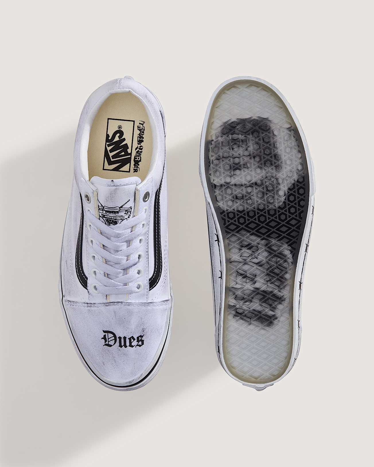 Chaussures Vans X Travis Barker Old Skool VANS Blanc ALT4