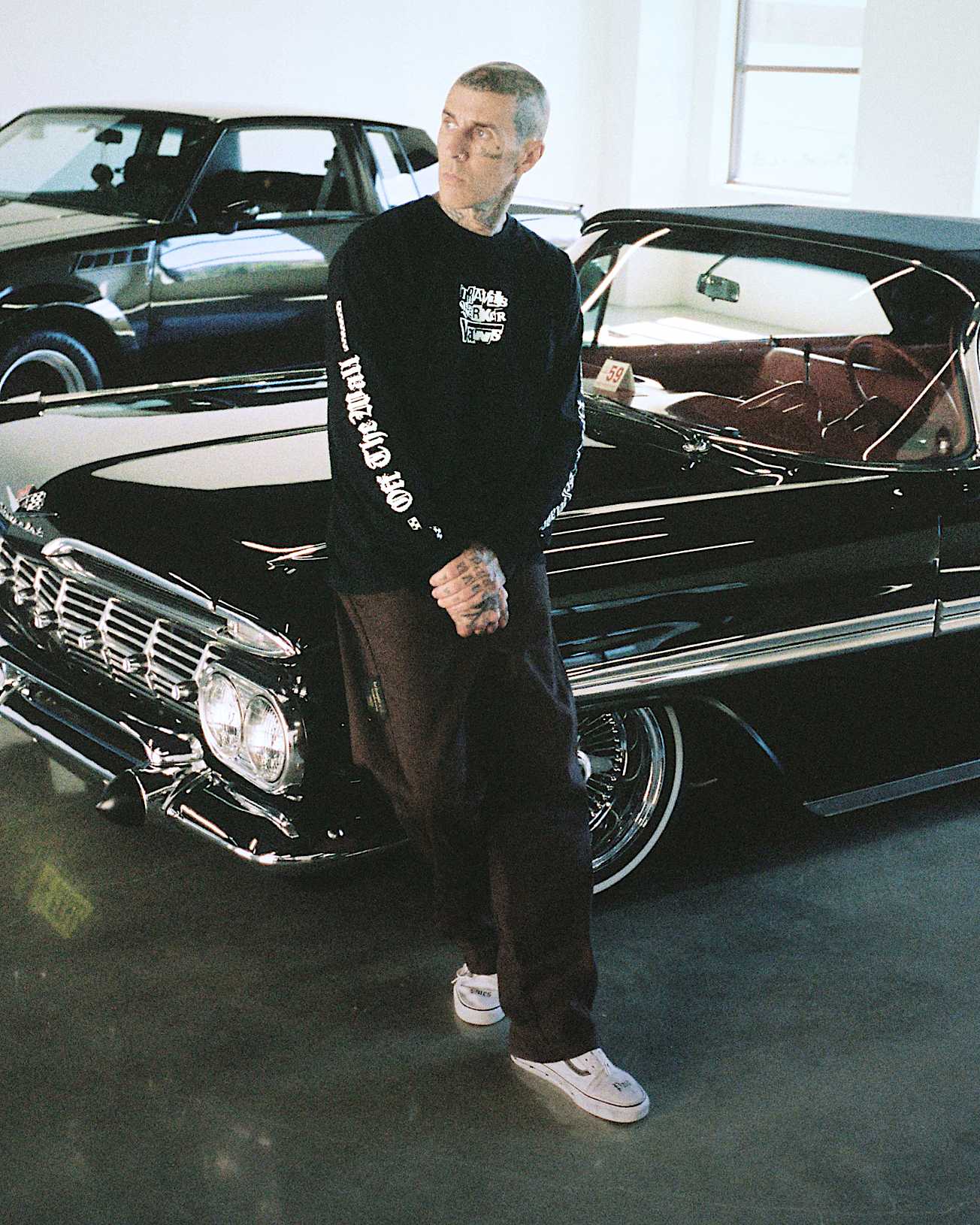 Chaussures Vans X Travis Barker Old Skool VANS Blanc ALT3