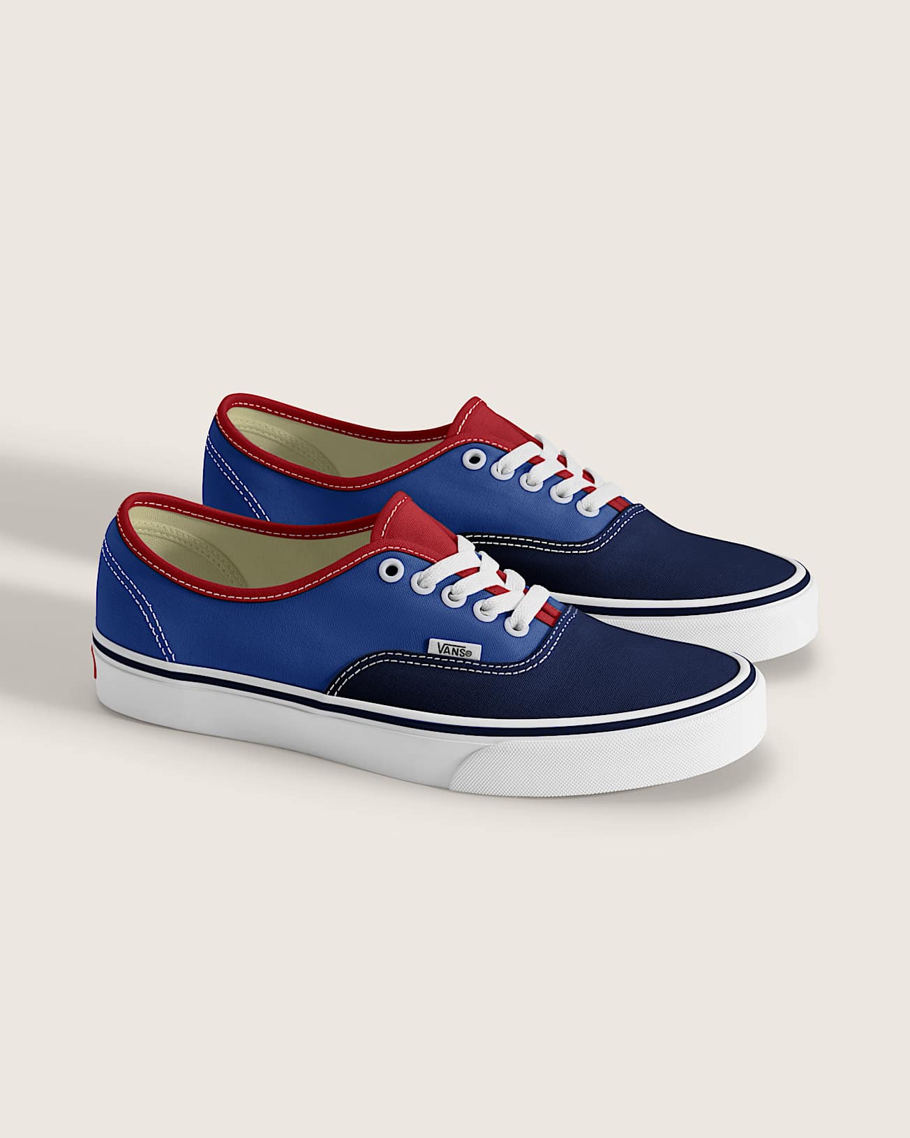 Chaussures Authentic VANS BleuBlanc ALT1