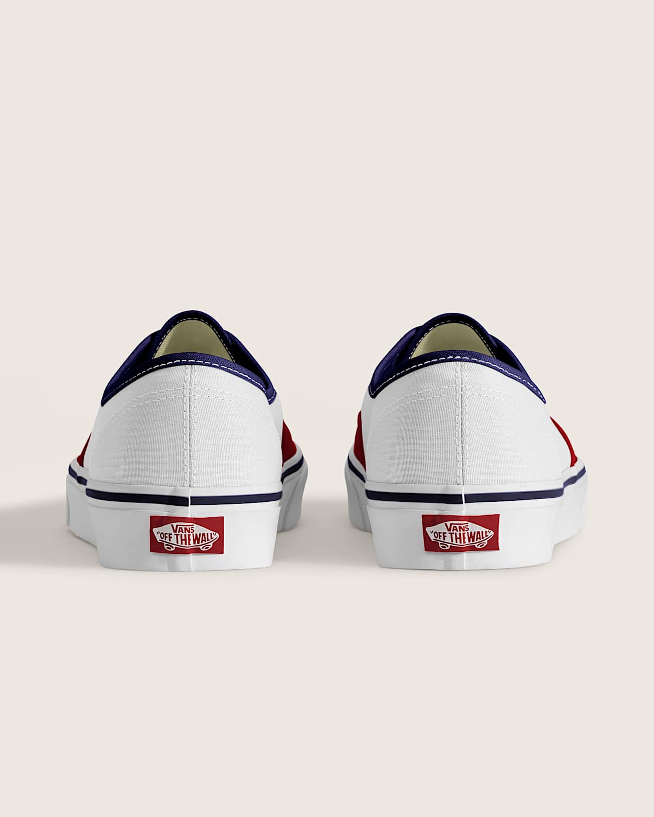 Chaussures Authentic VANS RougeBlancBleu ALT3