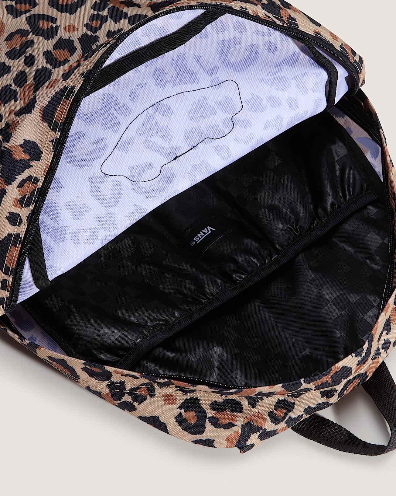Old Skool Checkerboard Backpack VANS Beige ALT5