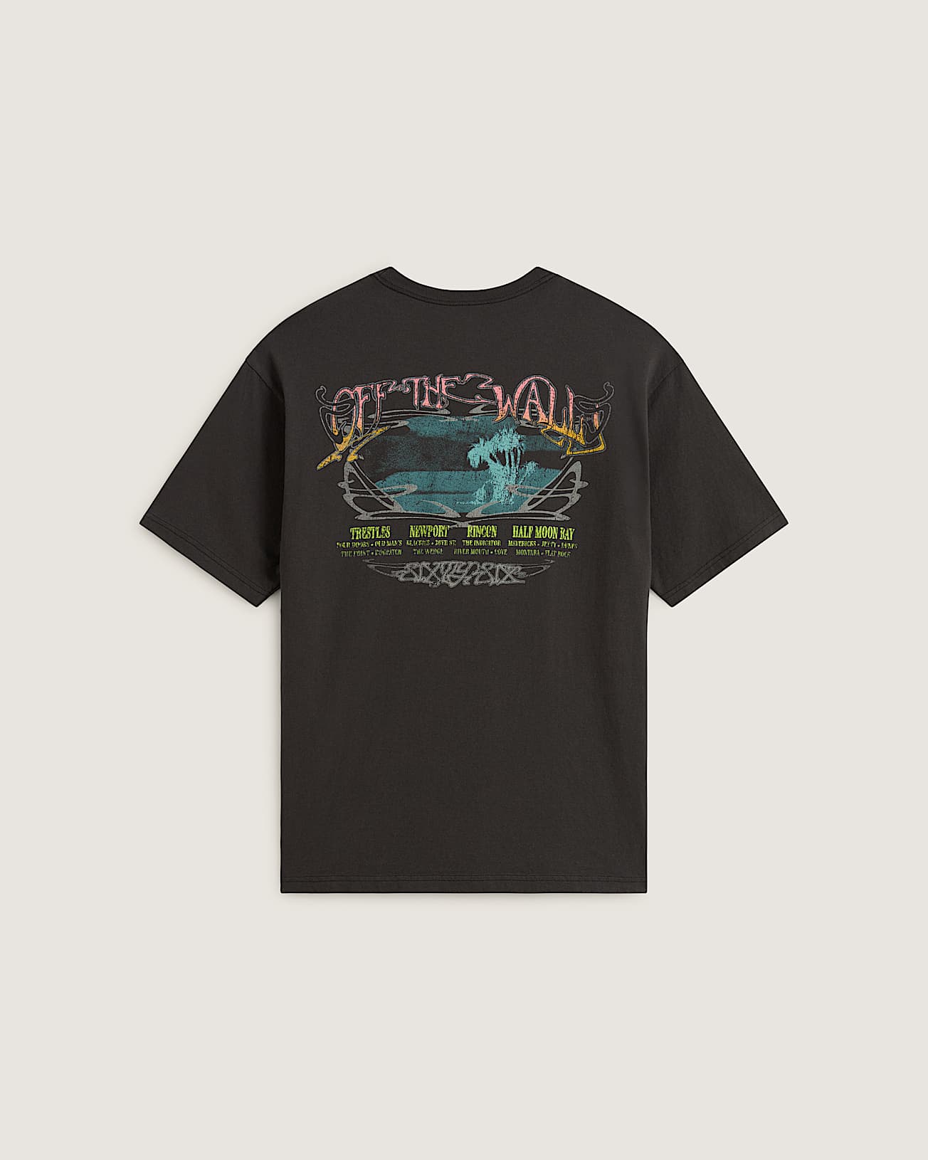 Camiseta de manga corta Jetty Sets VANS Negro ALT1