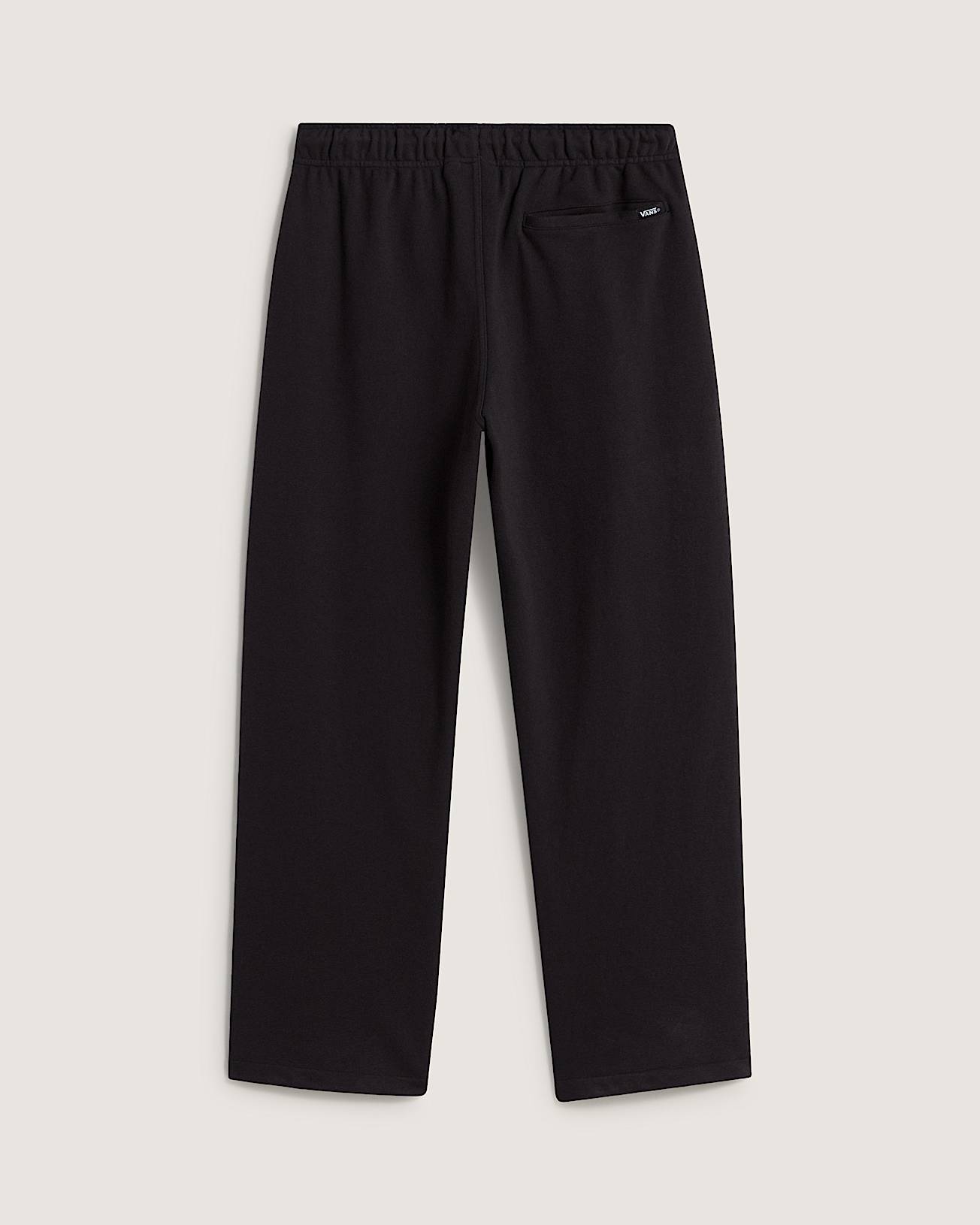 Pantaloni in pile elasticizzati a gamba dritta con logo VANS Nero ALT1