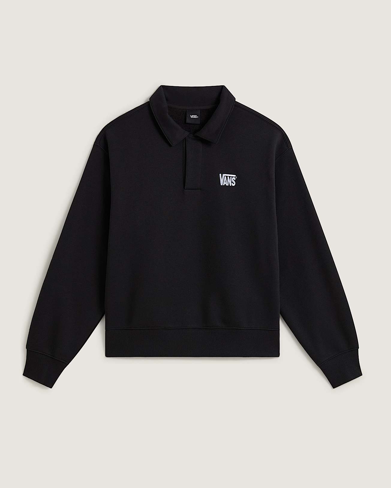 Polo FleecePullover VANS Schwarz HERO