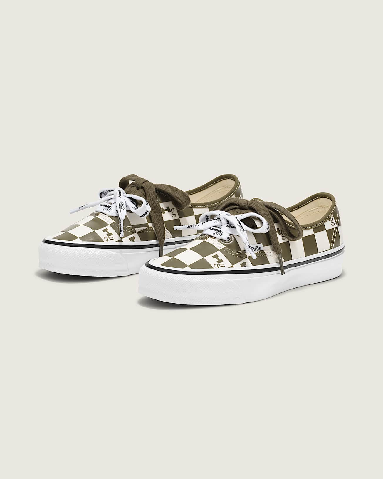 OTW Authentic 44 Homme Girls DARK OLIVE VANS Green ALT1