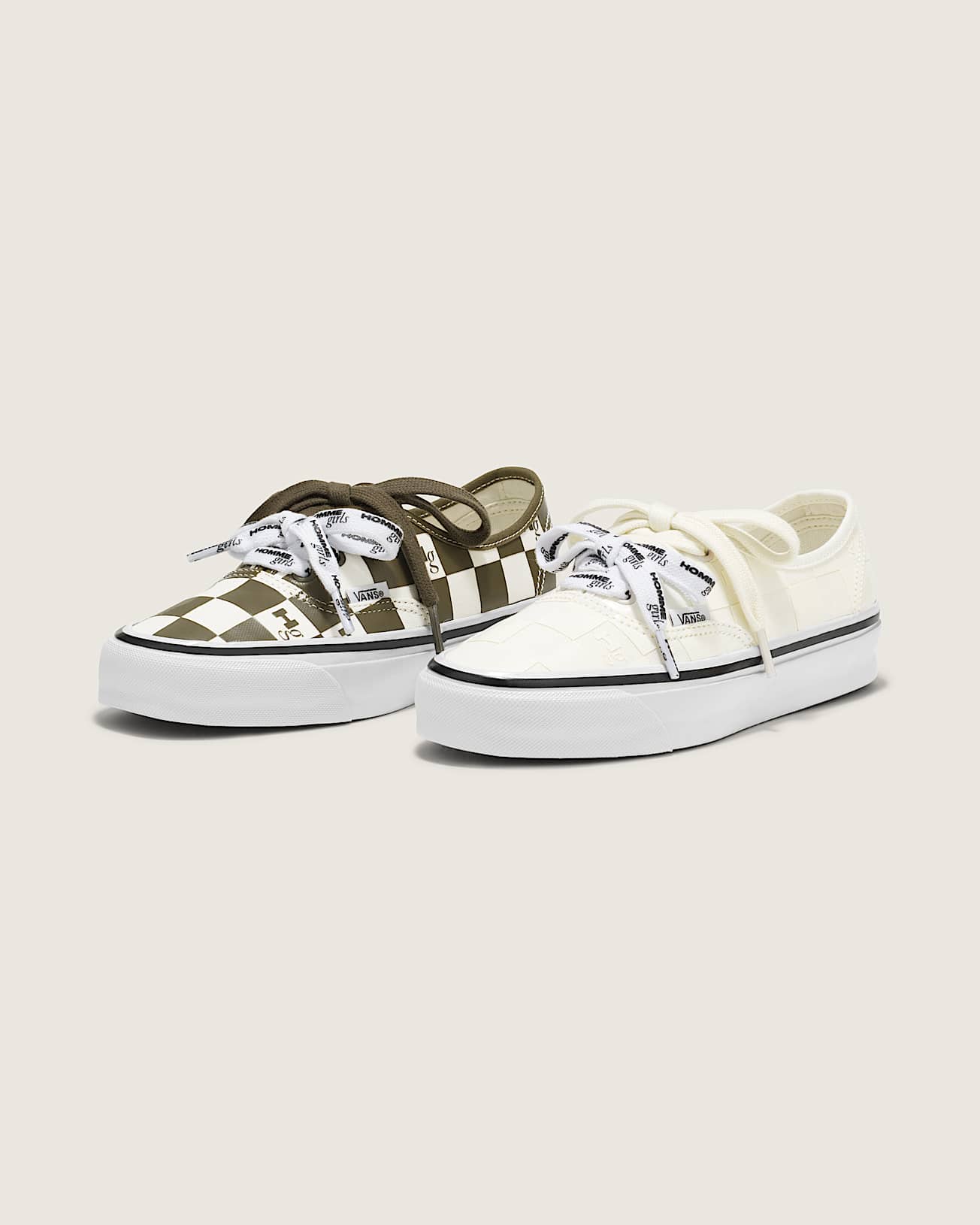 OTW Authentic 44 Homme Girls DARK OLIVE VANS Green ALT6