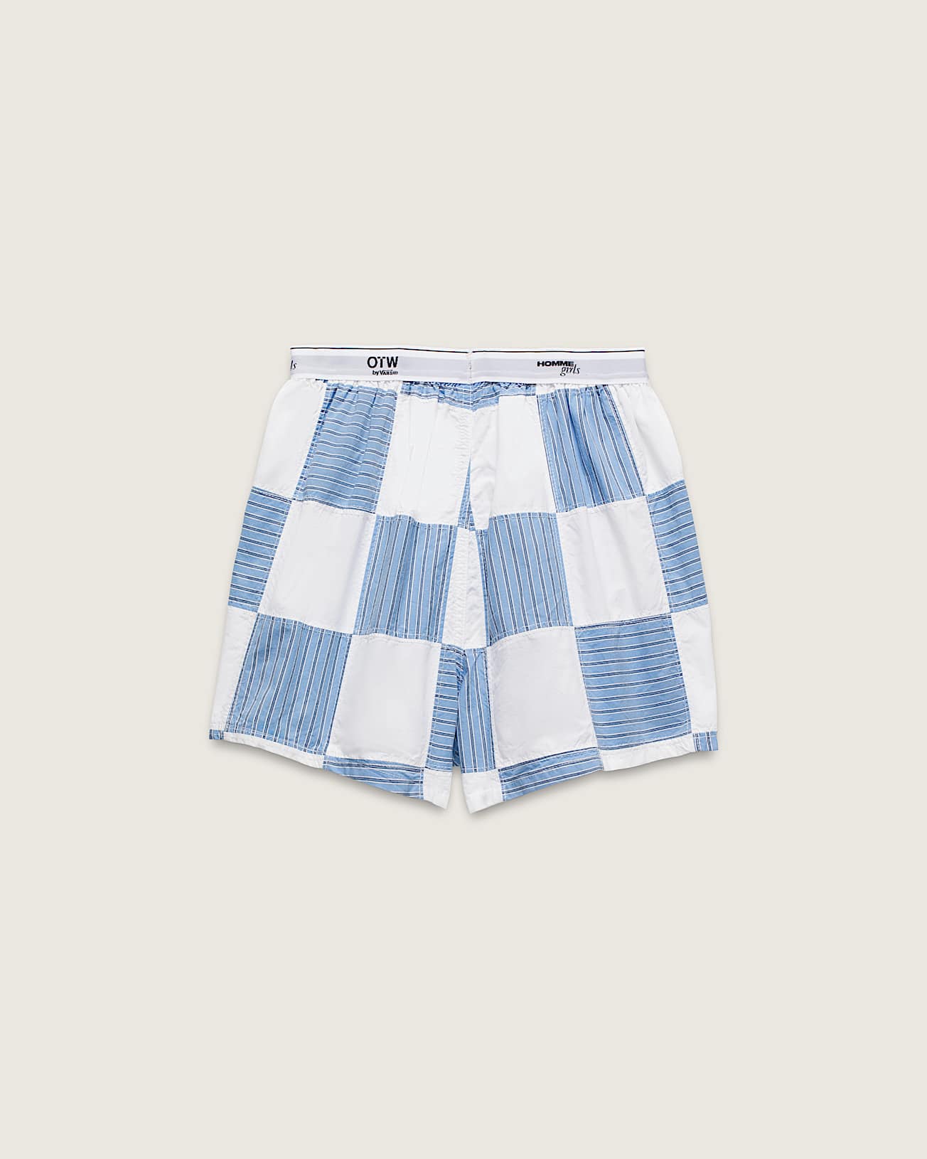 OTW Homme Girls Patchwork Boxer Short Azurine VANS Blue ALT1
