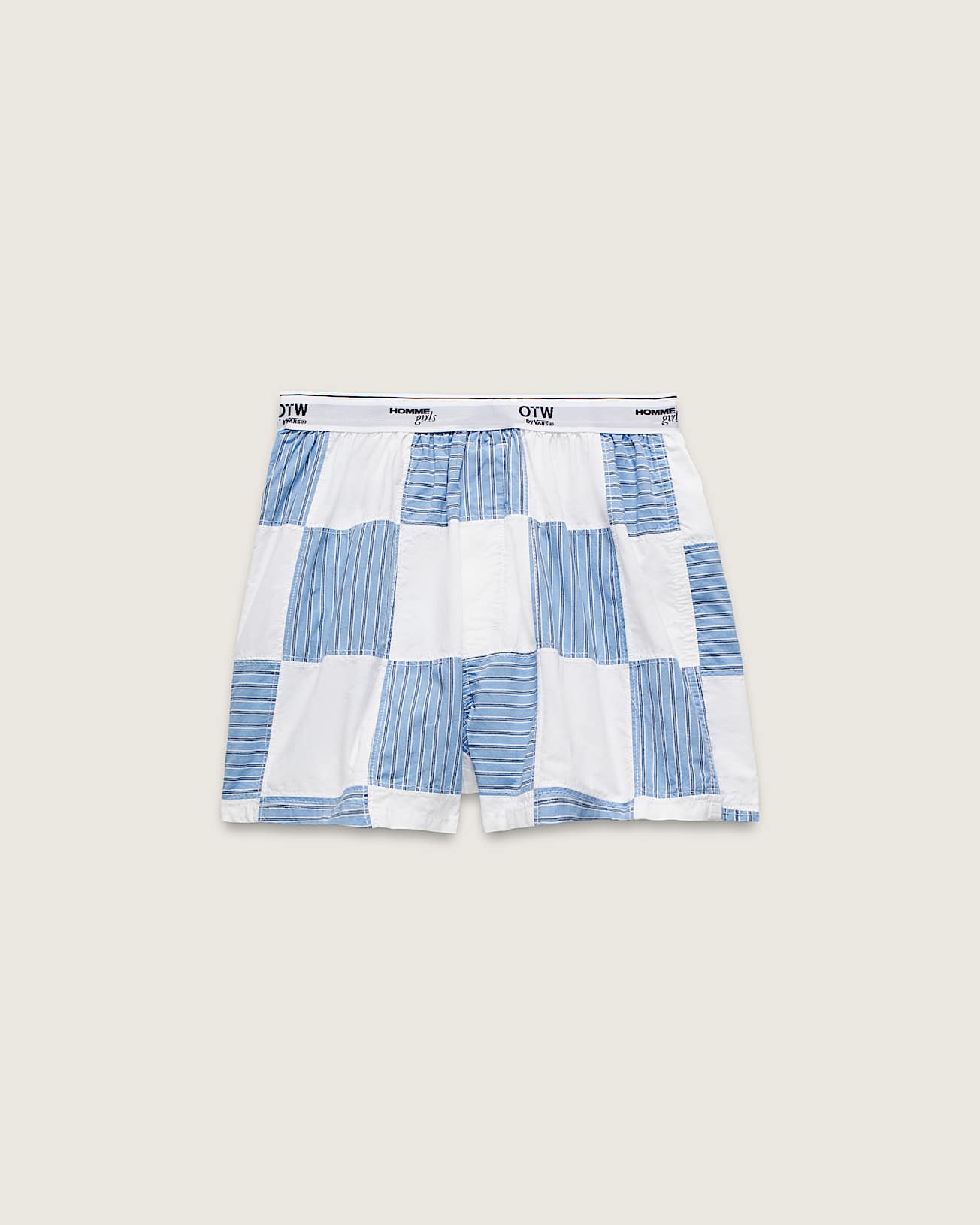 OTW Homme Girls Patchwork Boxer Short Azurine VANS Blue HERO