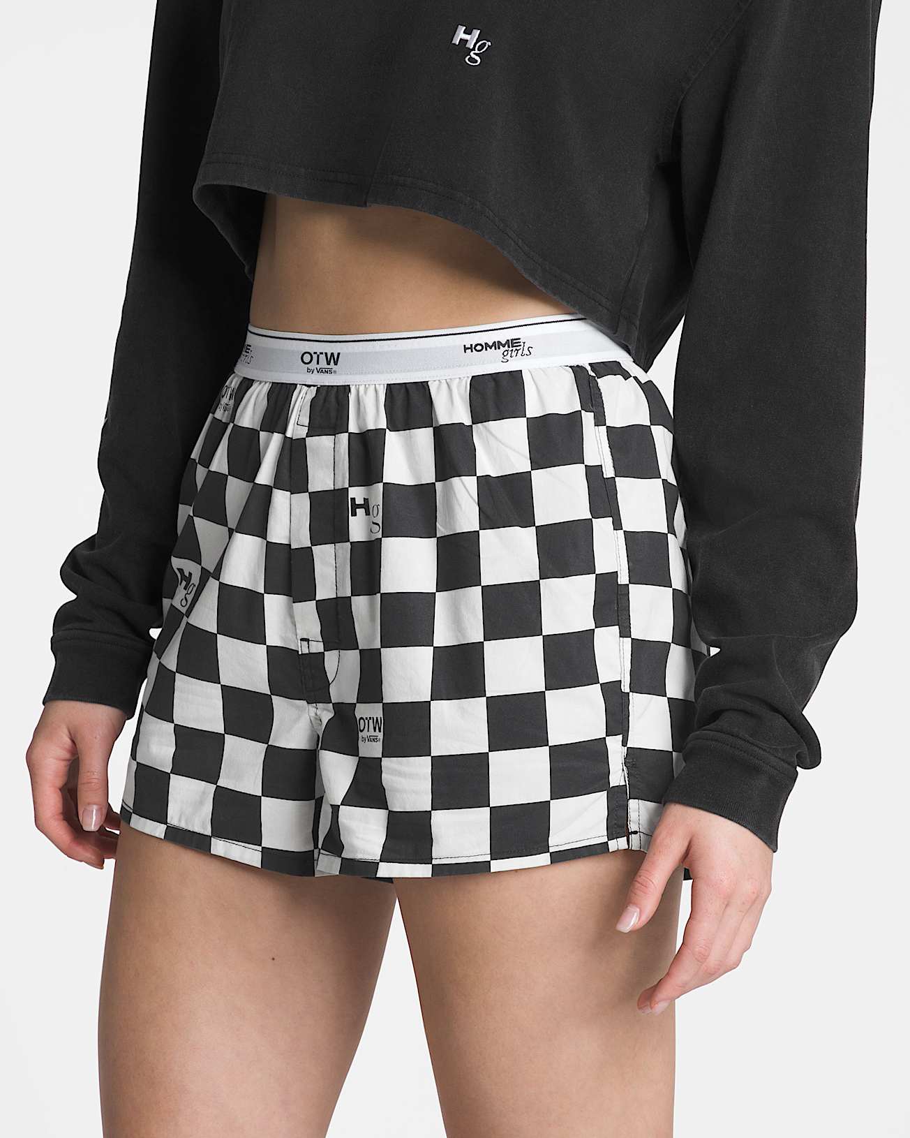OTW Homme Girls Boxer Short White VANS White ALT4