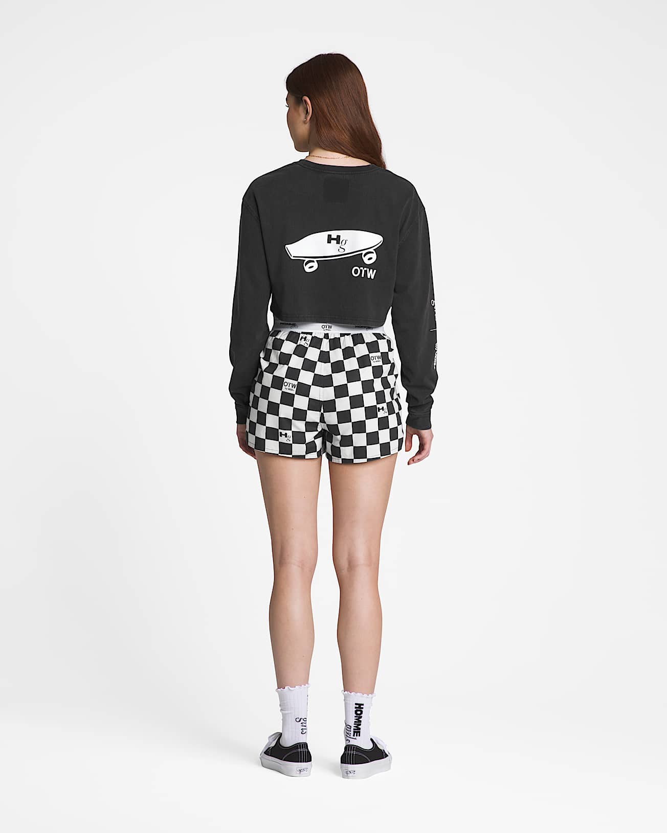 OTW Homme Girls Boxer Short White VANS White ALT3