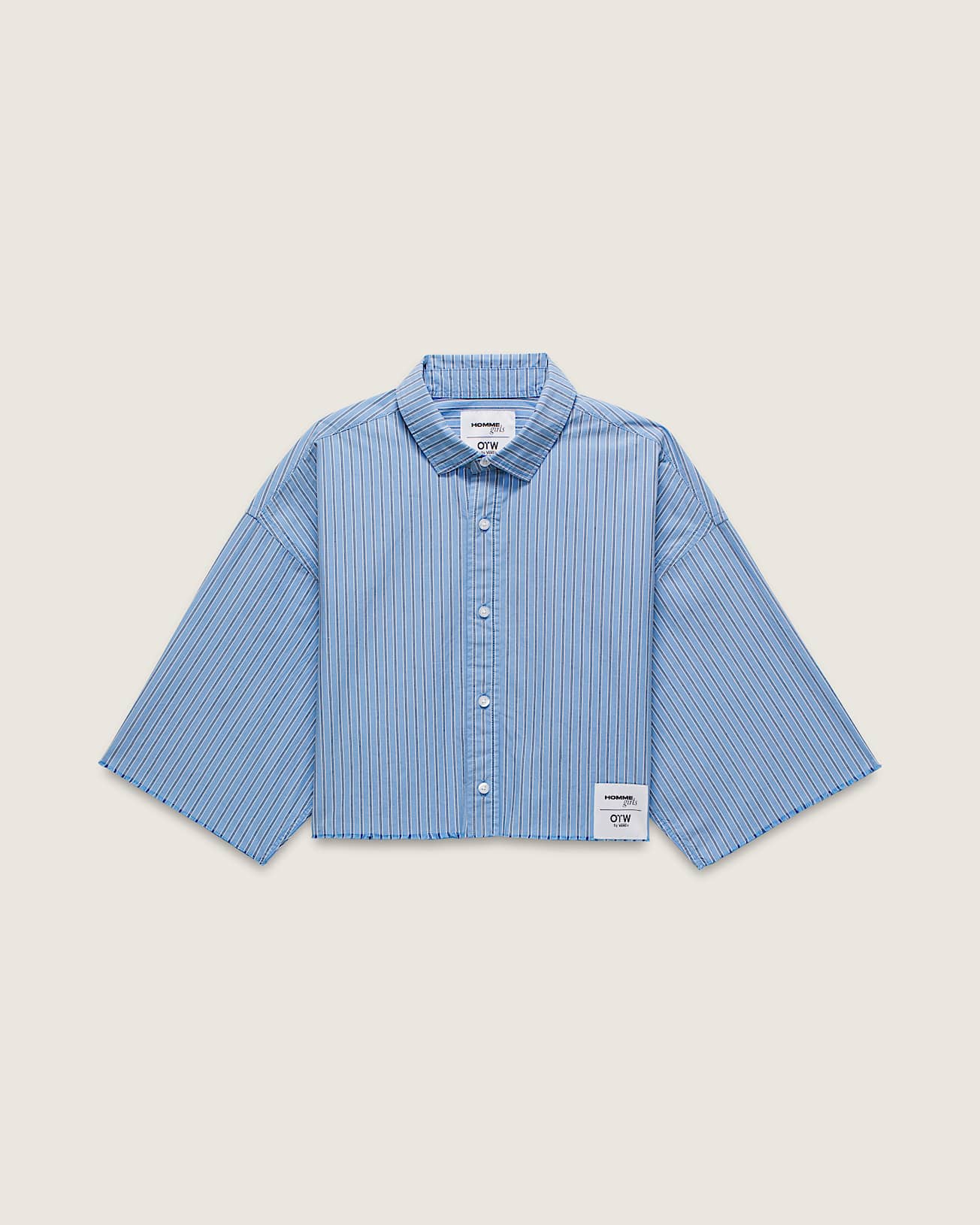 OTW Homme Girls Crop Shirt Azurine VANS Blue HERO