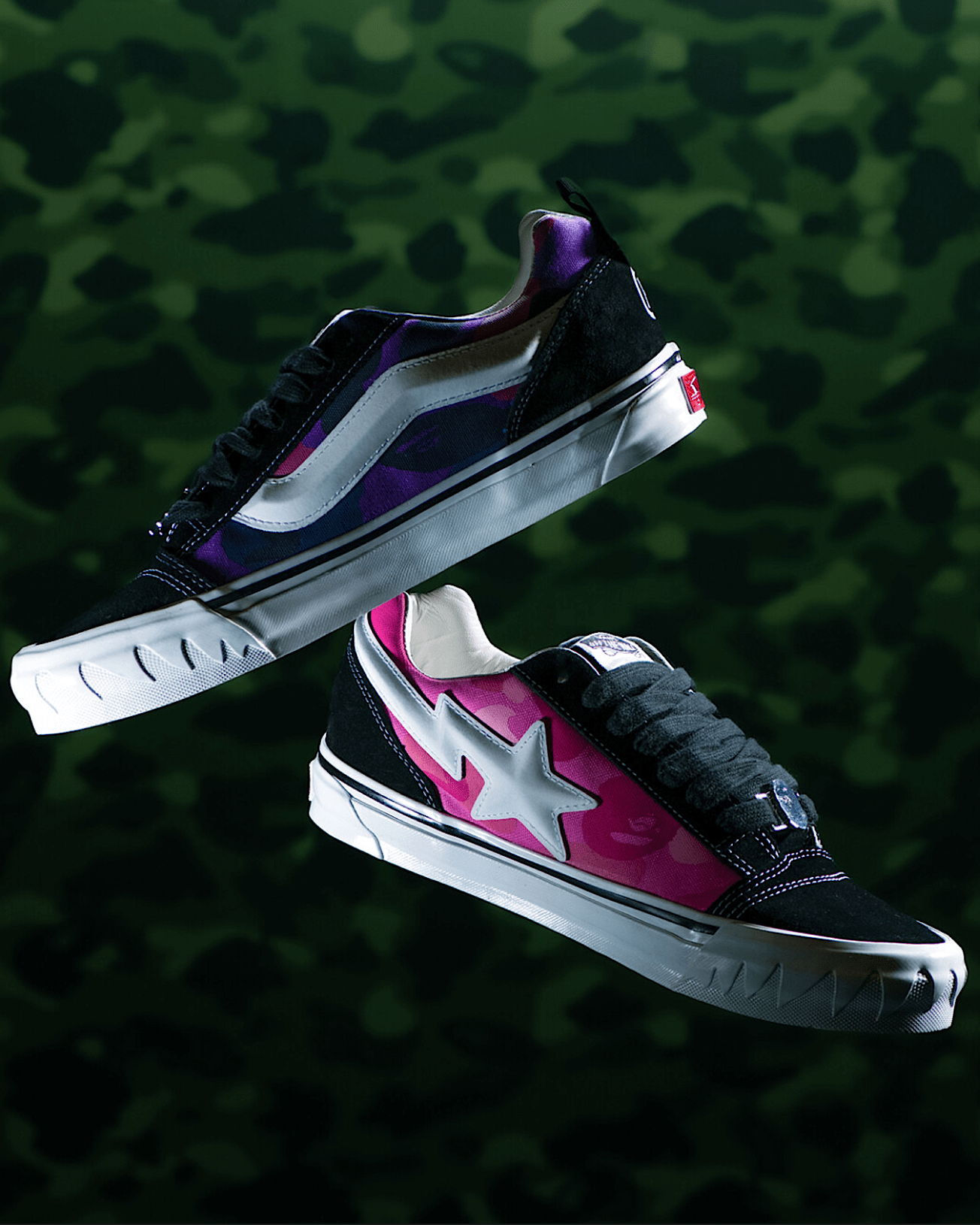 Vans x BAPE Knu Skool VANS Black ALT2