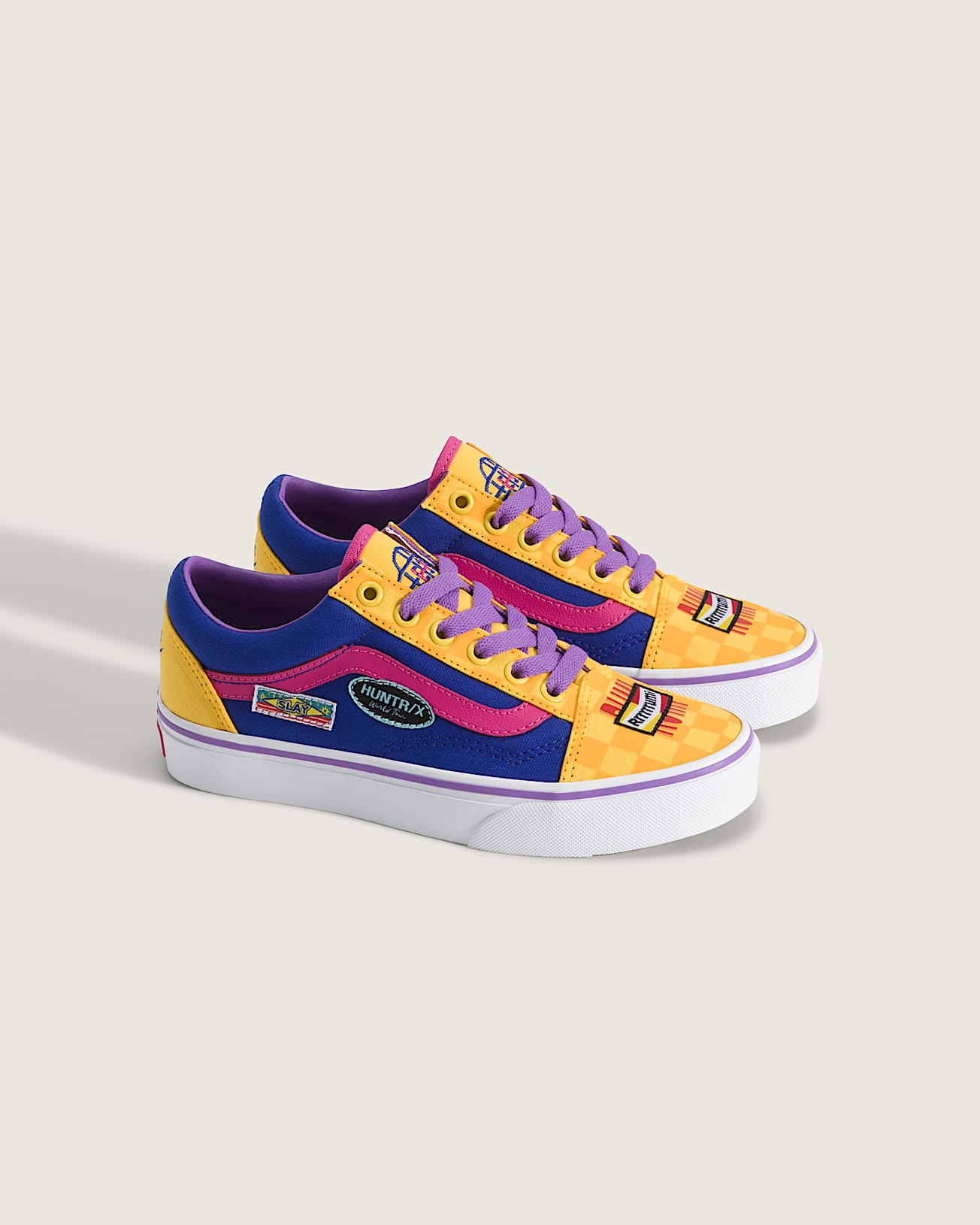 Scarpe Bambinoa KPop Demon Hunters x Vans Old Skool 814 anni VANS Giallo ALT1