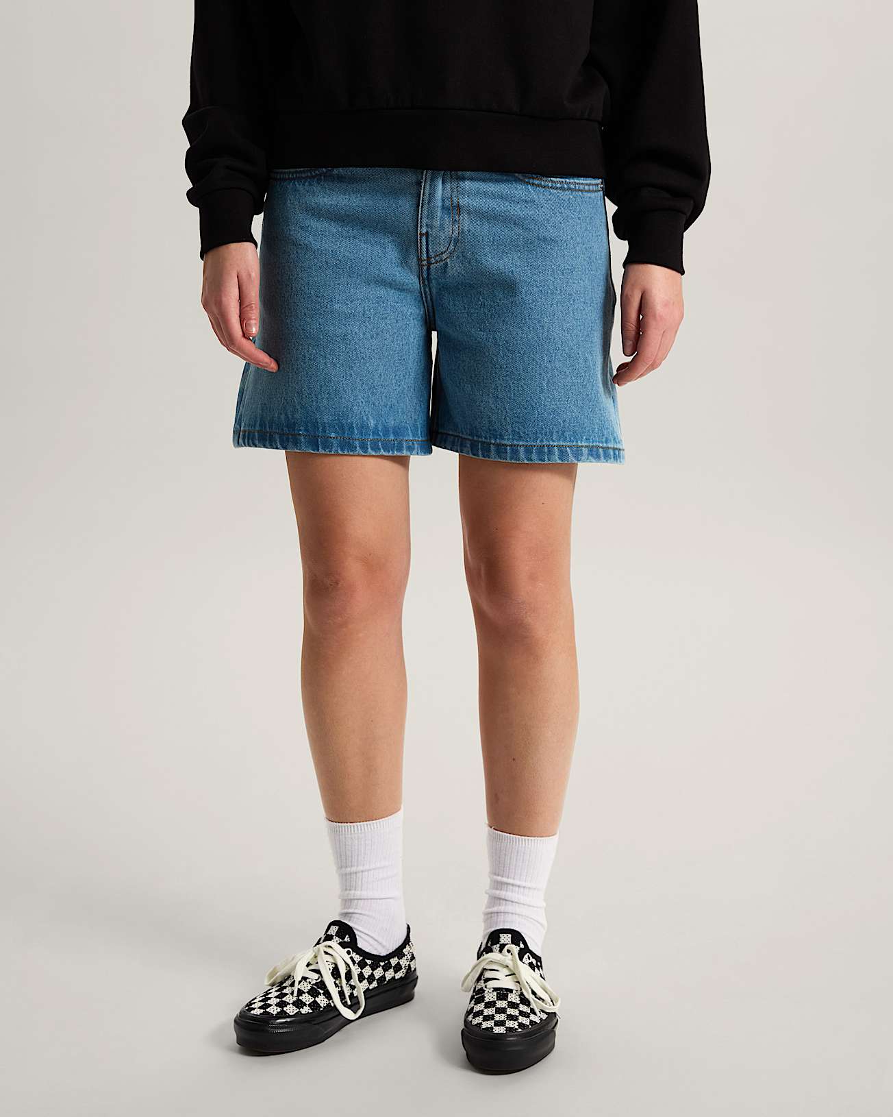 Short Check5 Mid Rise VANS Bleu ALT3