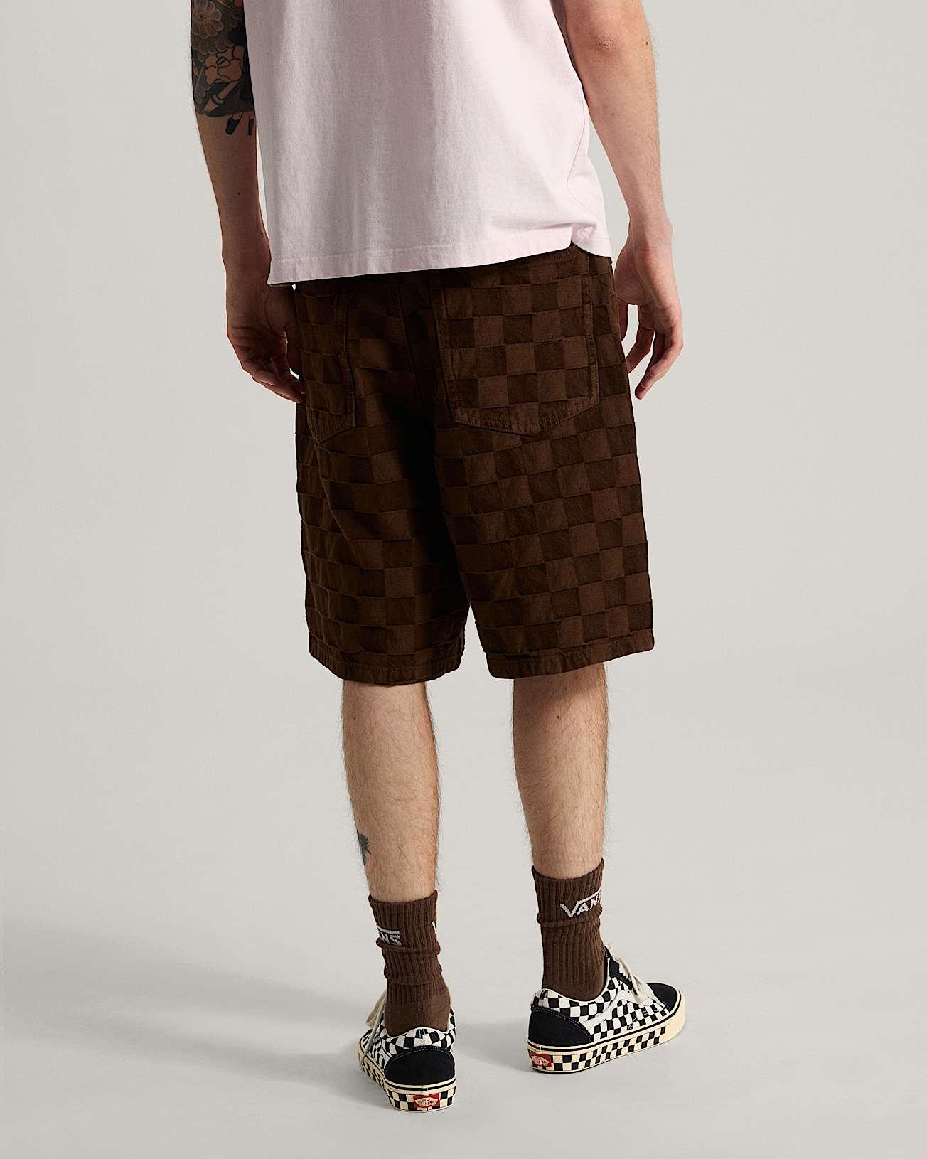 Pantaloni baggy in denim Check5 VANS Marrone ALT3