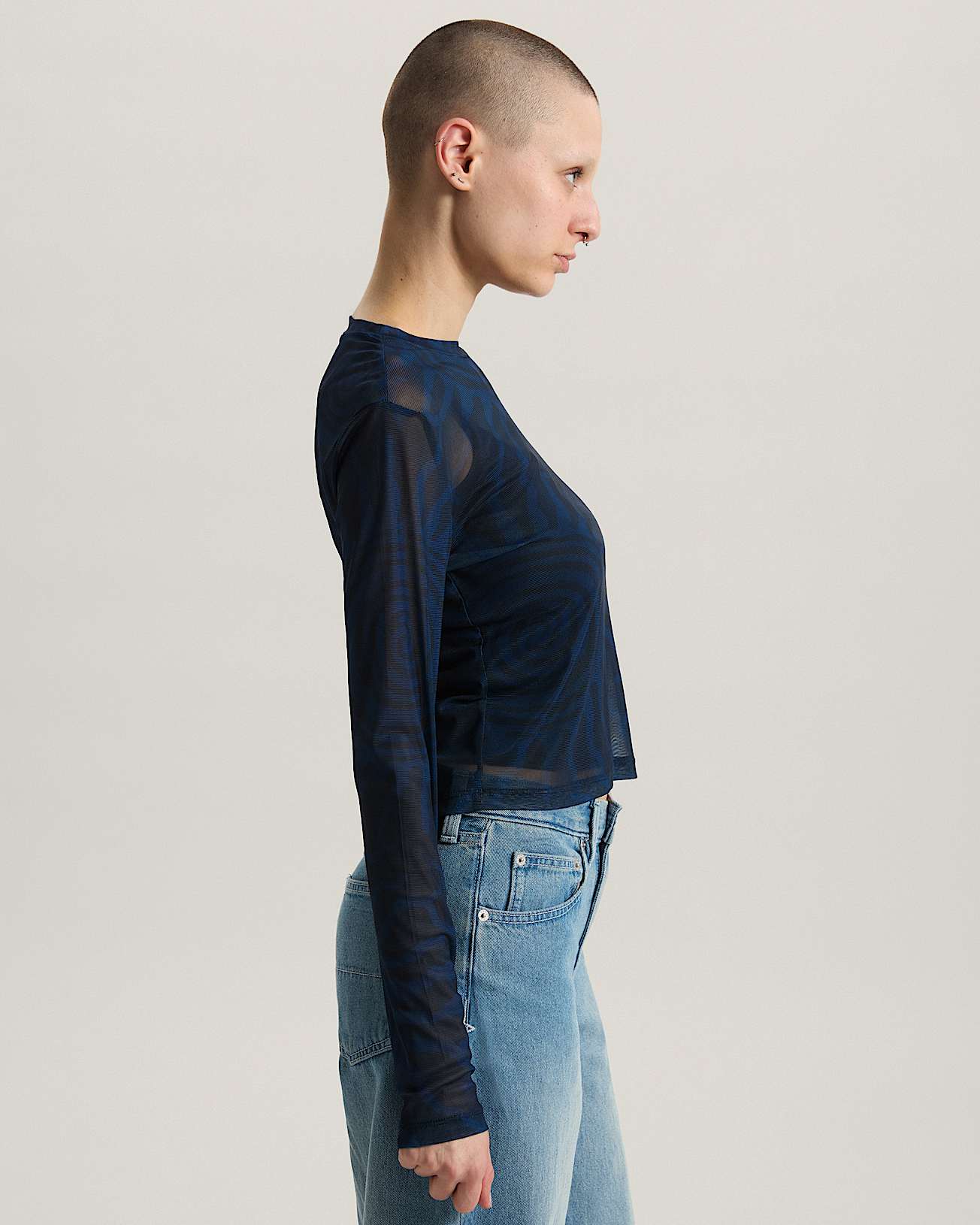 Haut en maille  manches longues Ludlow VANS Bleu ALT4