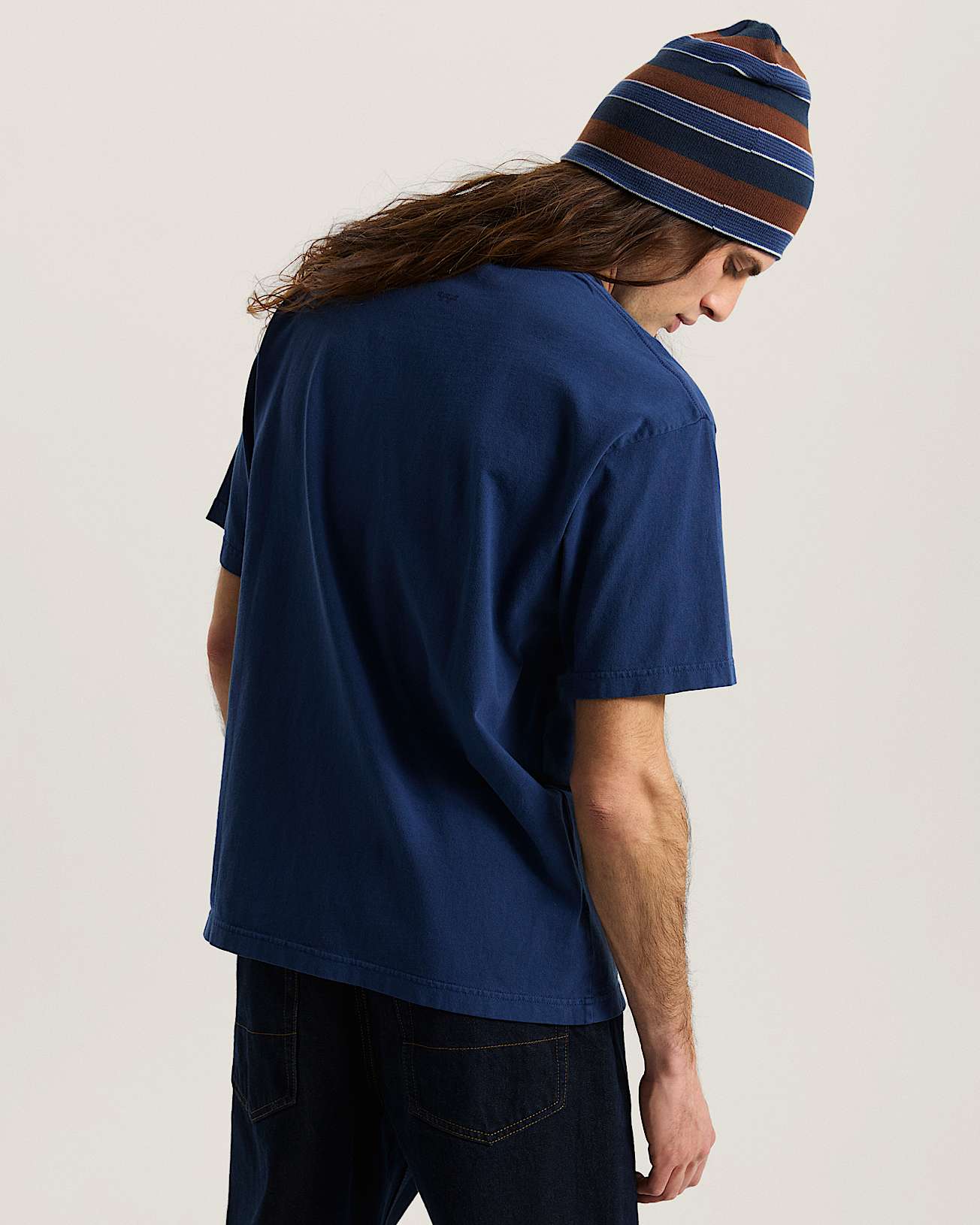 Premium Loose Fit Tee voor kleine kinderen VANS Blauw ALT3