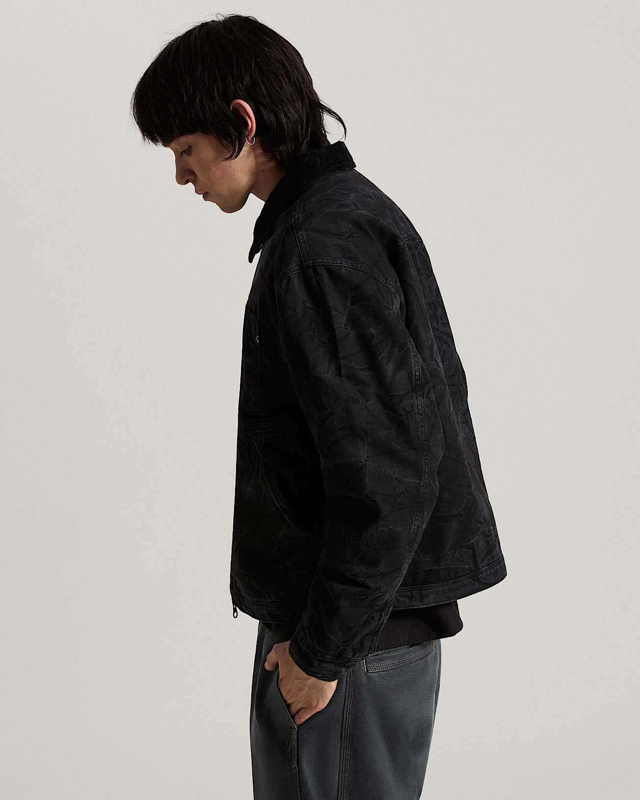 Nico Chore Canvas Jacket Black VANS Black ALT4