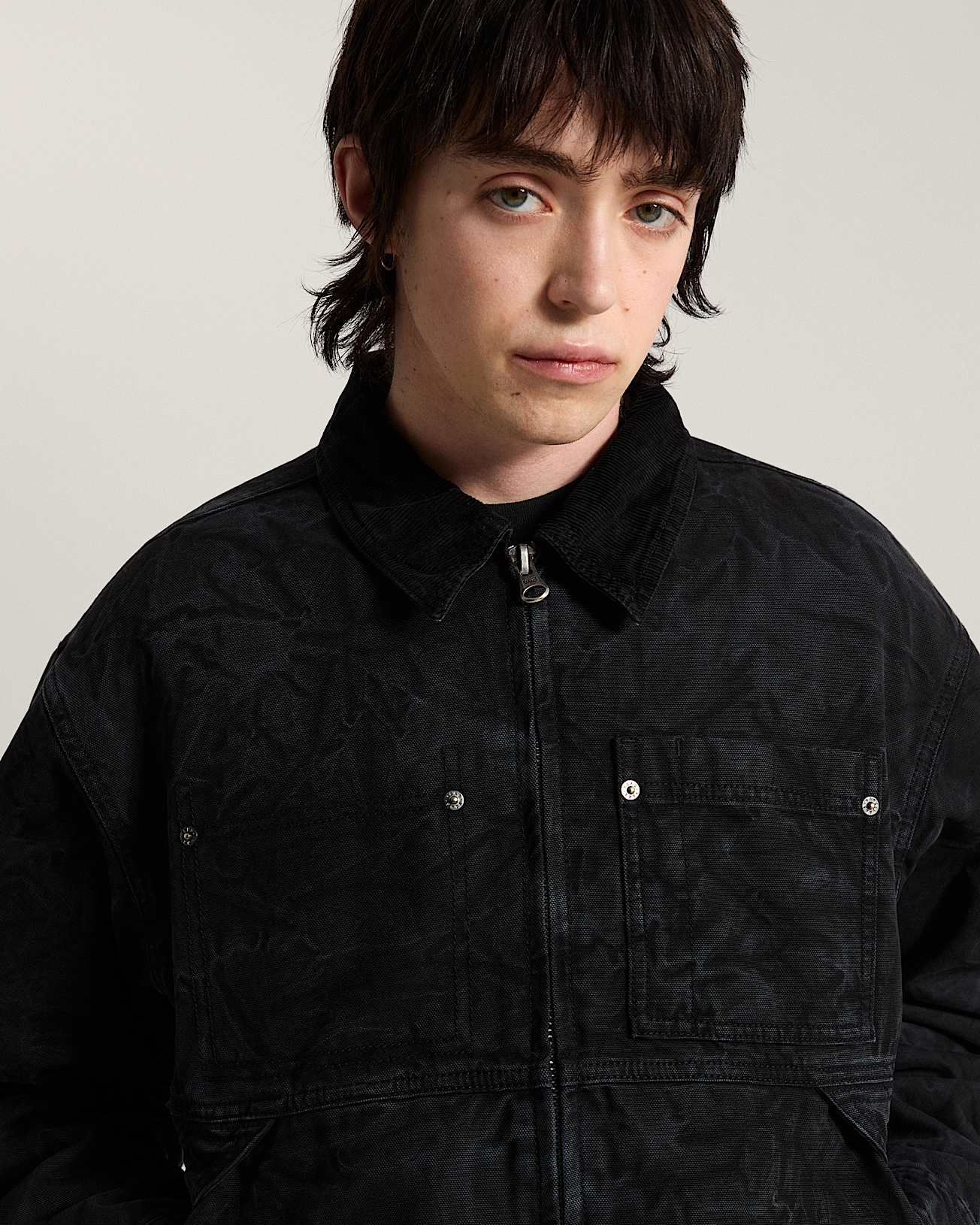 Nico Chore Canvas Jacket Black VANS Black ALT6