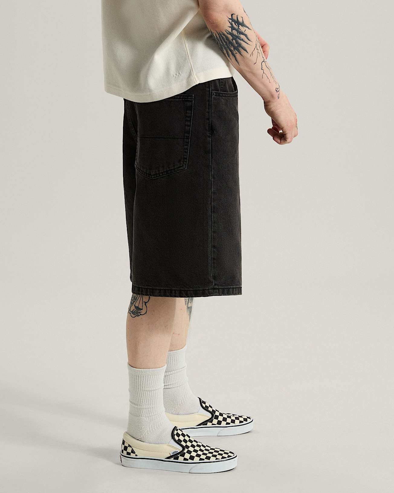 Short en jean Check5 Baggy VANS Noir ALT4