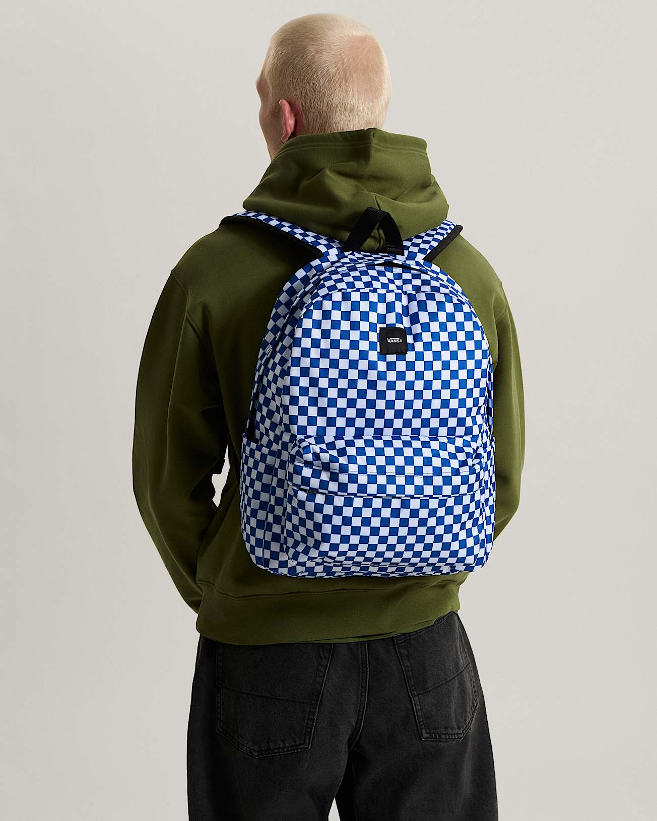Old Skool Checkerboard Rucksack VANS Blau ALT7