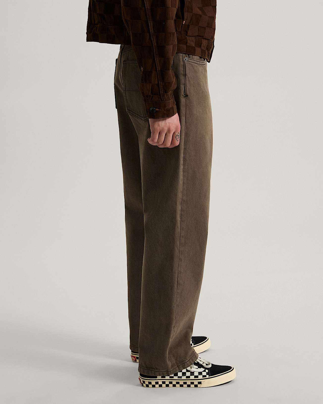 Pantalones vaqueros holgados Check5 VANS Marrn ALT4