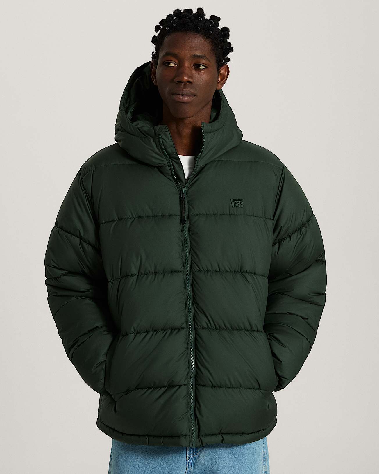Doudoune  capuche Hillgate VANS Vert ALT2