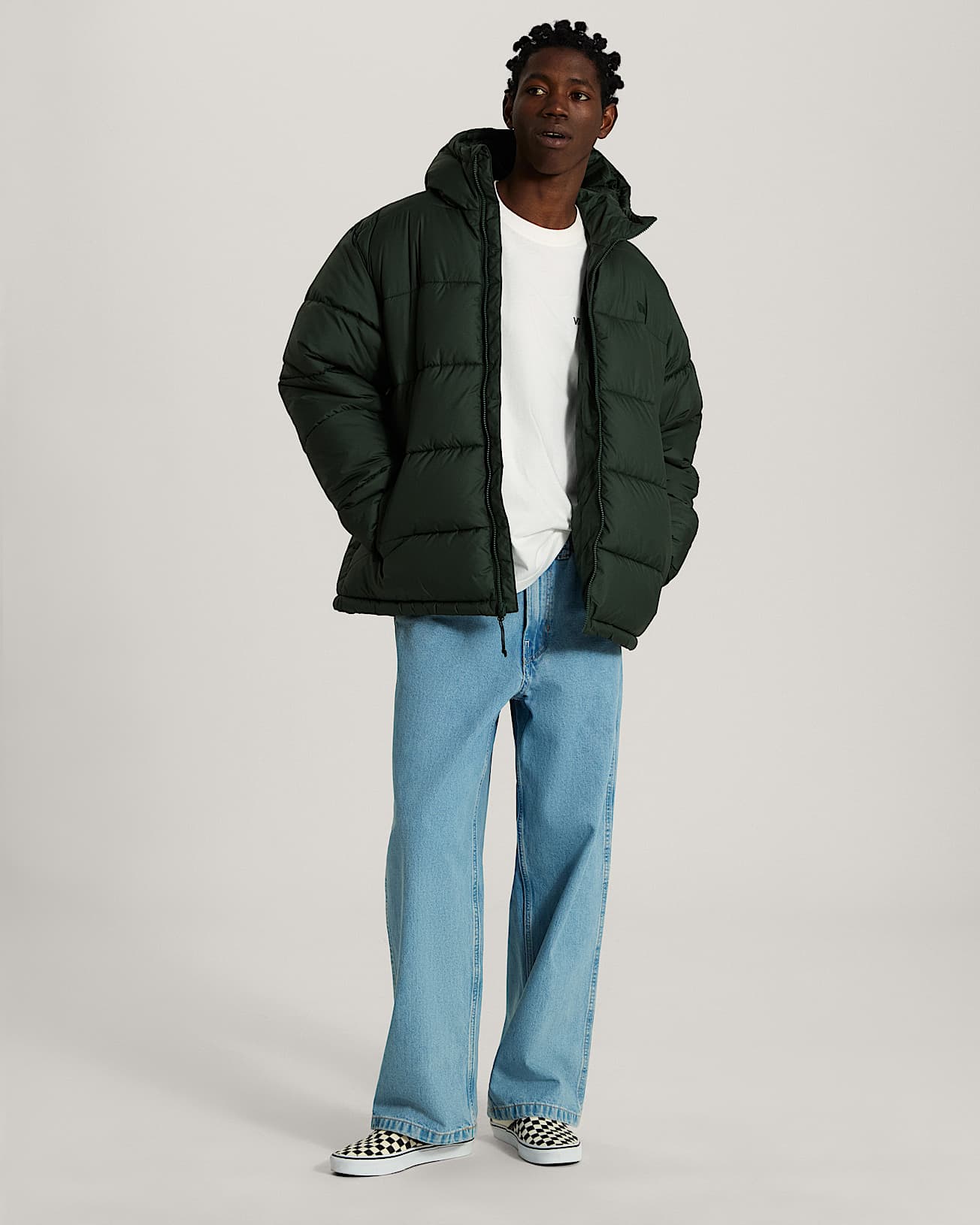 Doudoune  capuche Hillgate VANS Vert ALT5