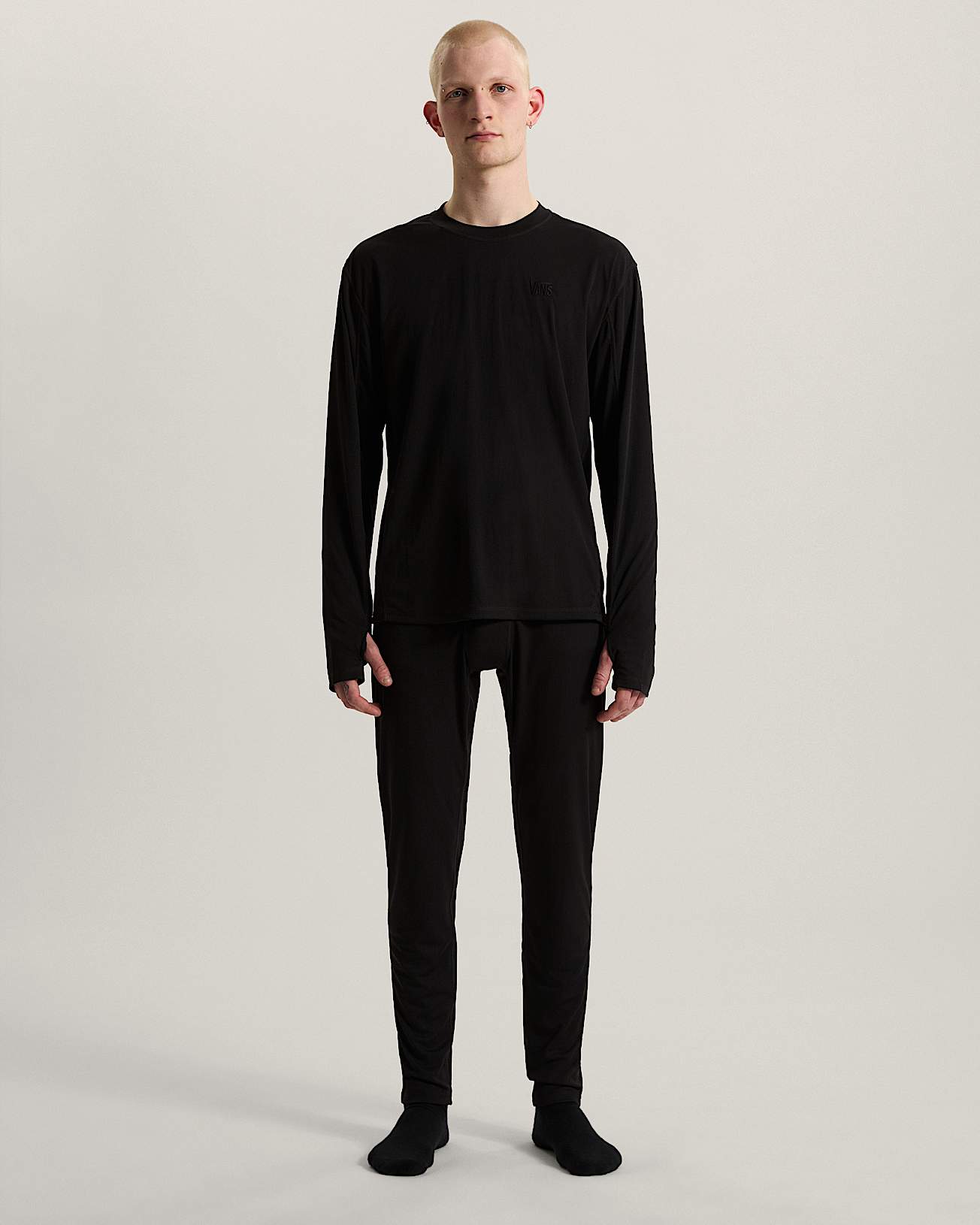 CASCADE BASE LAYER TOP Black VANS Schwarz ALT2