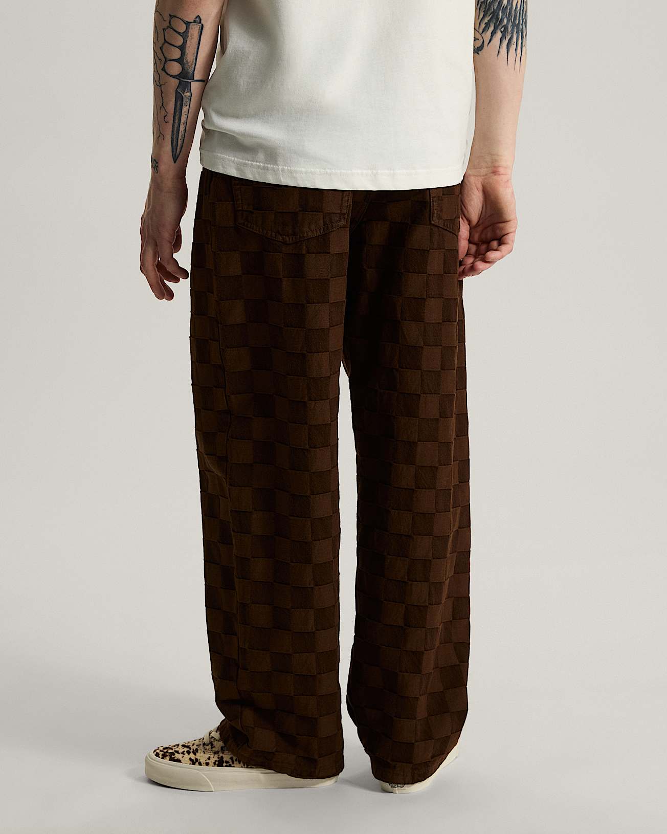 Check5 Baggy Spijkerbroek VANS Bruin ALT3