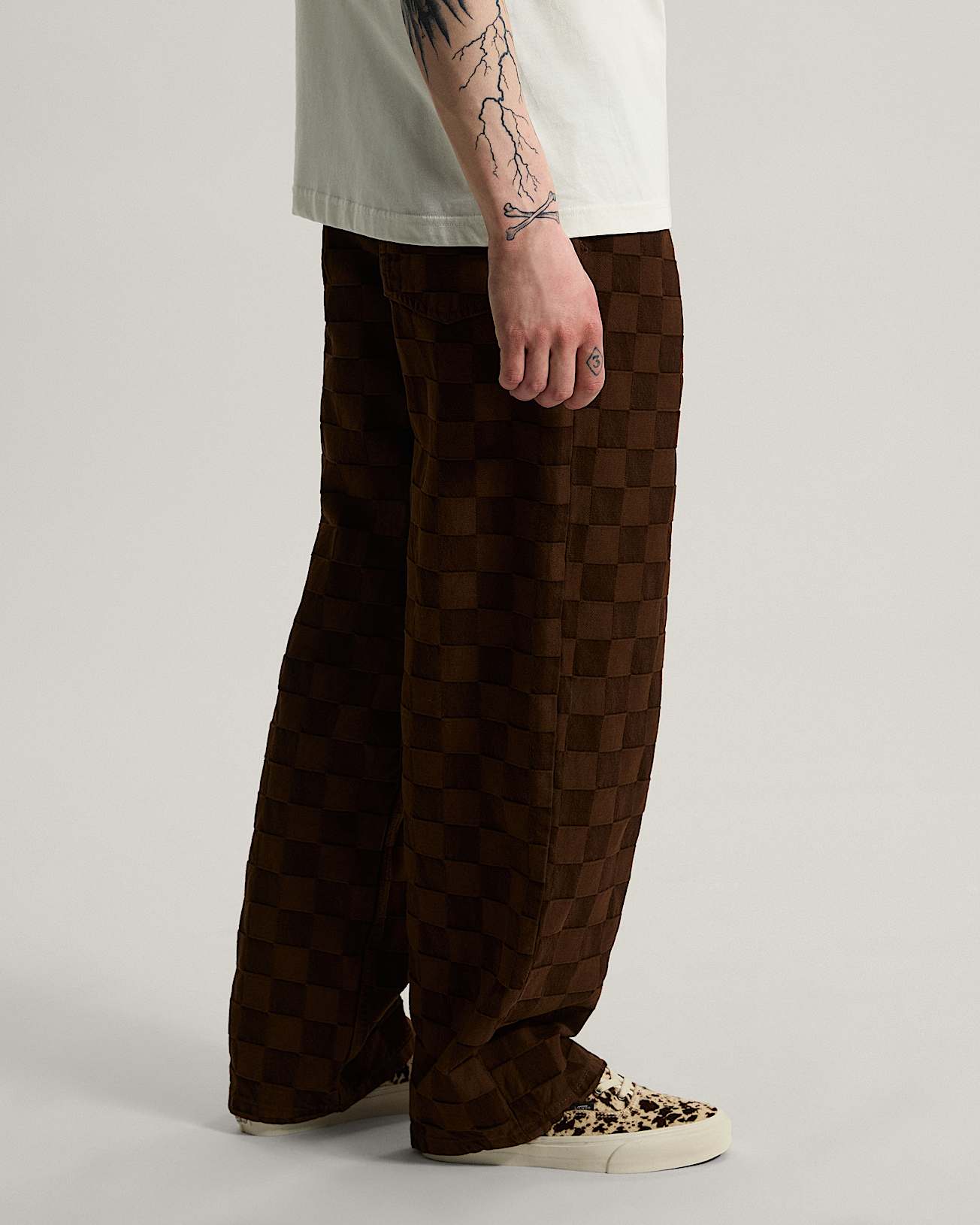 Check5 Baggy Spijkerbroek VANS Bruin ALT4