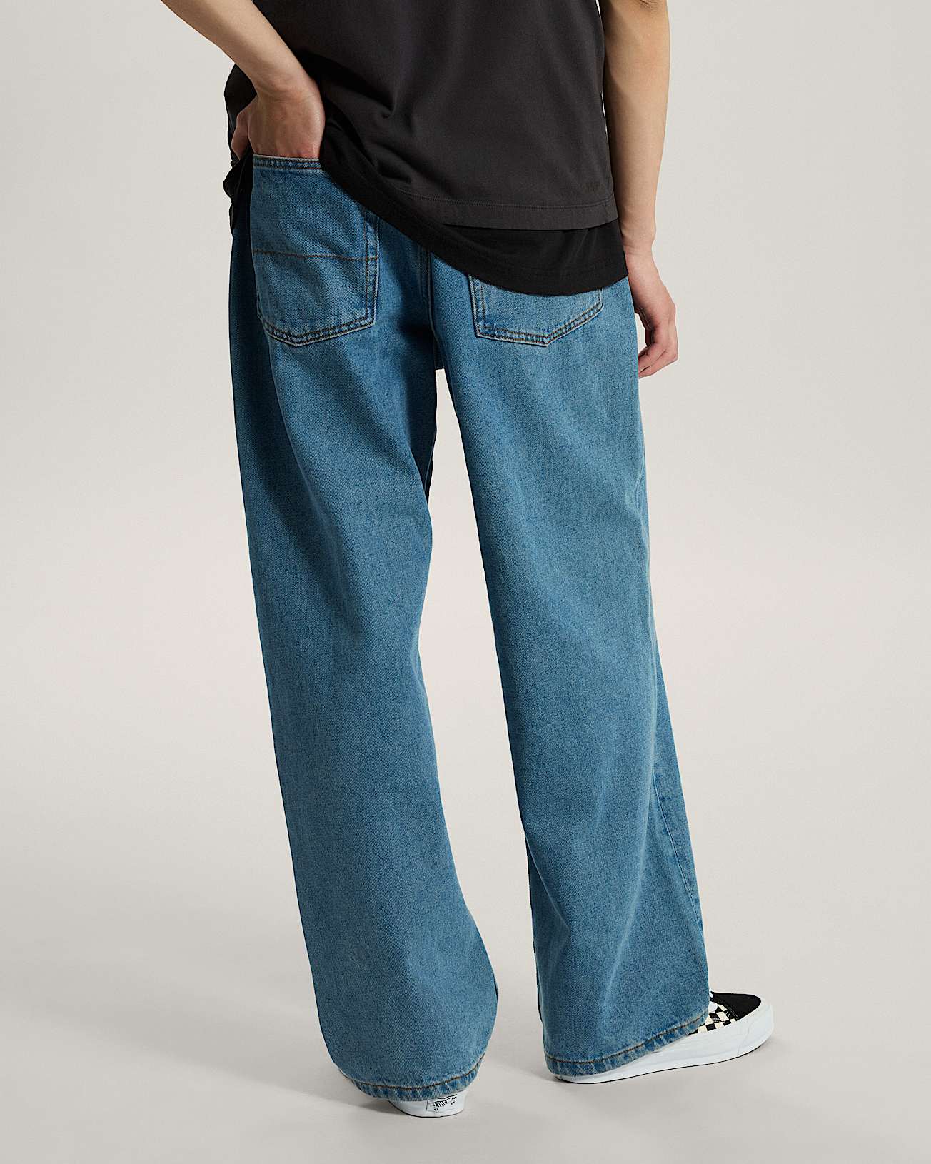 Pantalon en denim baggy Check5 VANS Bleu ALT3