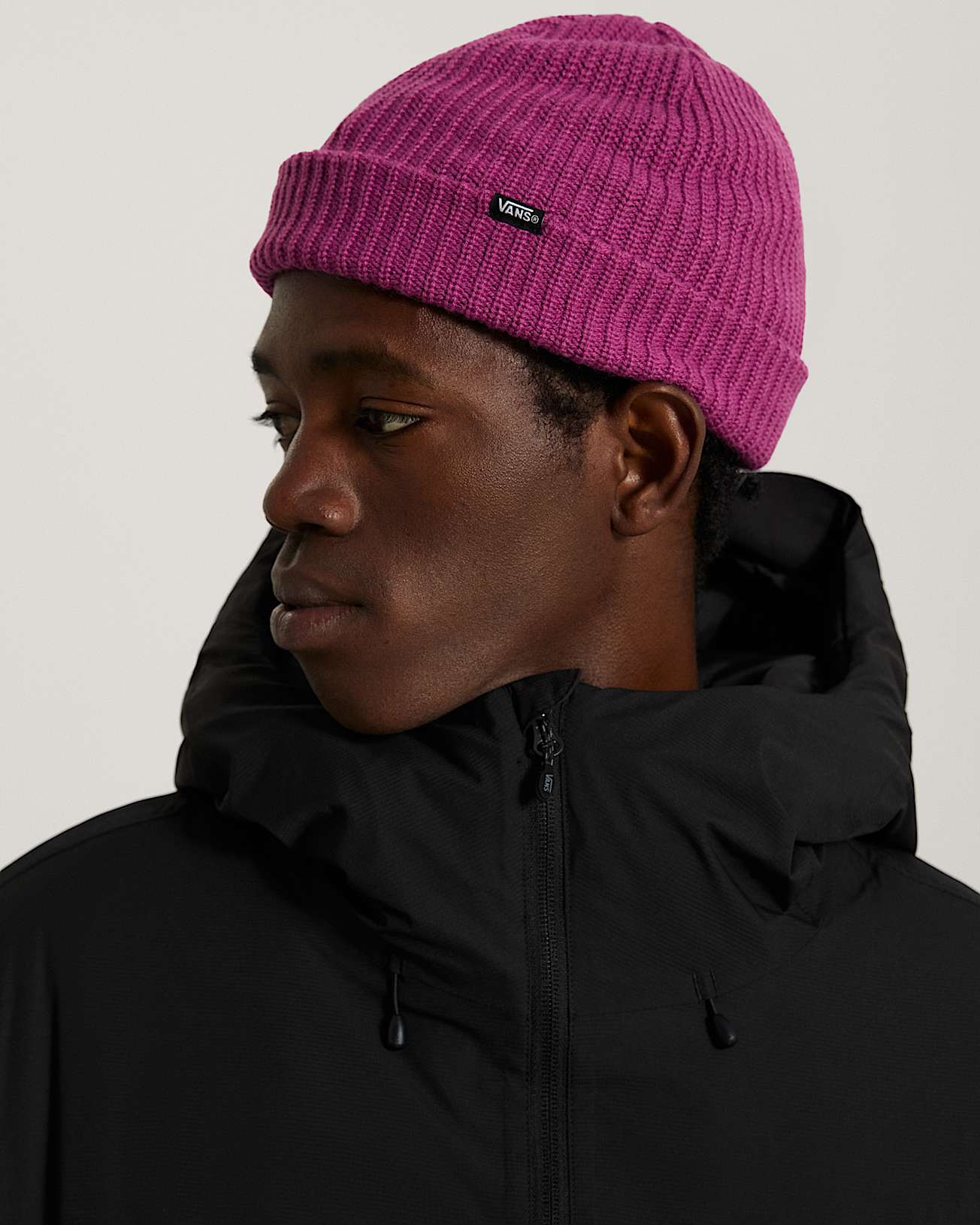 Core Basic Cuff Beanie VANS Purple ALT3