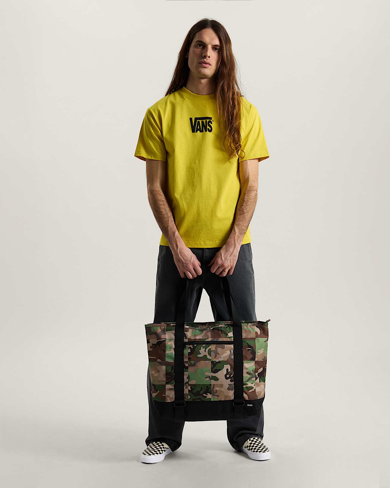 Tshirt Stretch Logo VANS Amarelo ALT4