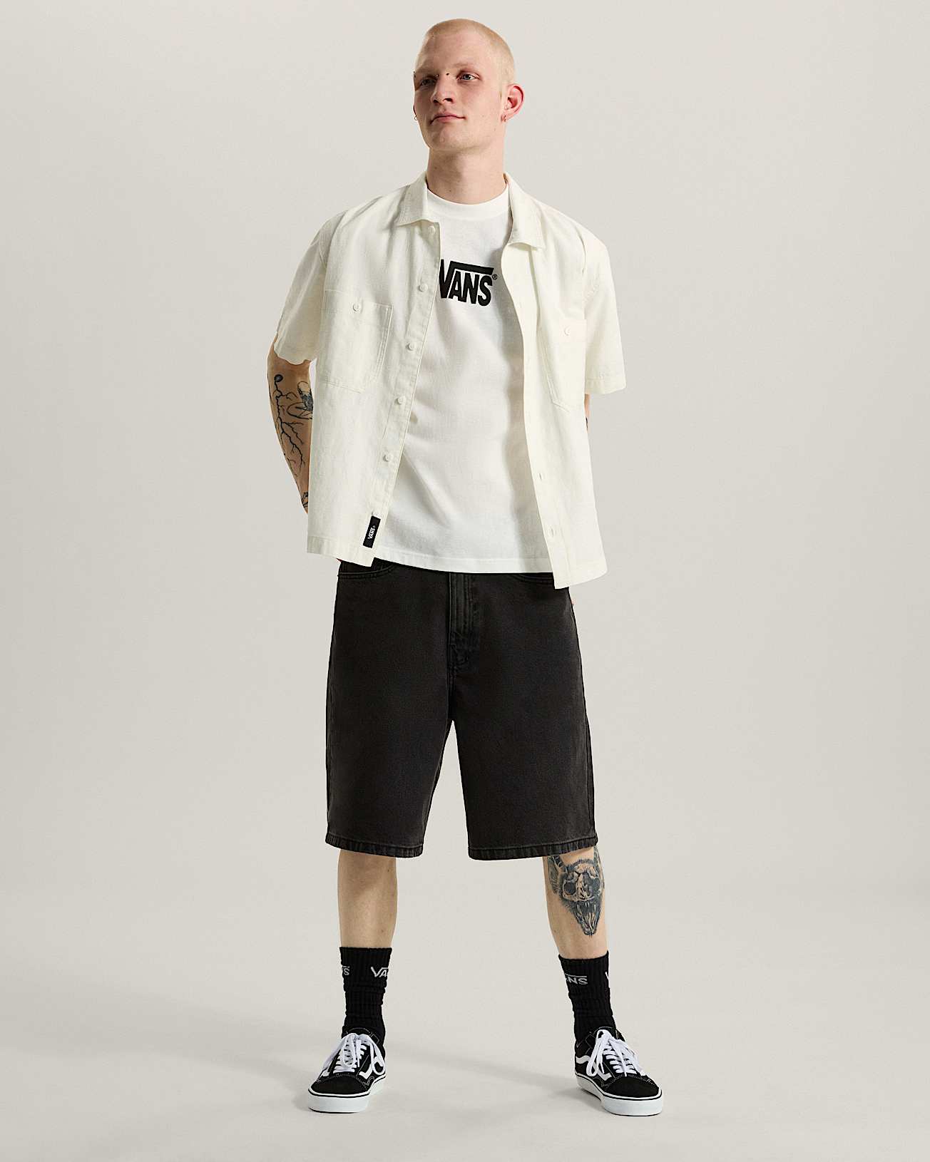 Tshirt Stretch Logo VANS Blanc ALT4