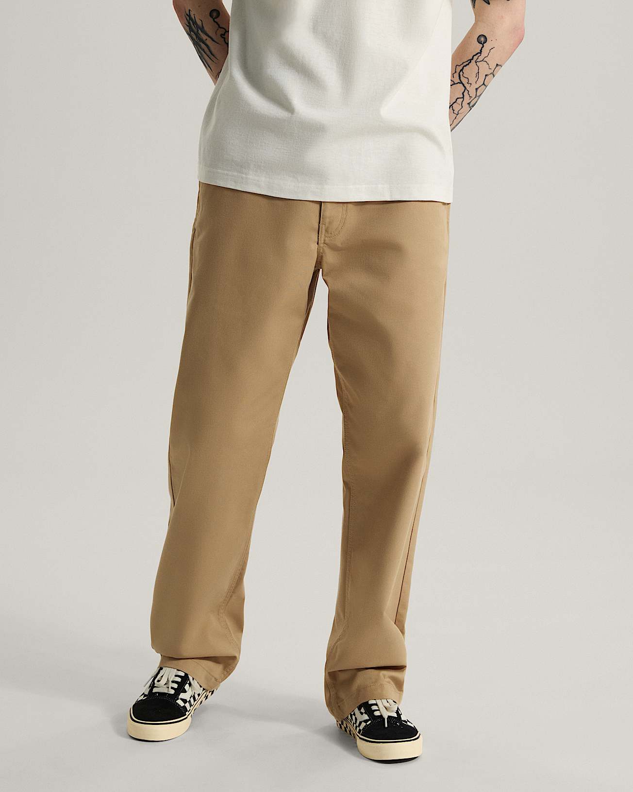 Pantalon droit Chino Authentic VANS Beige ALT2