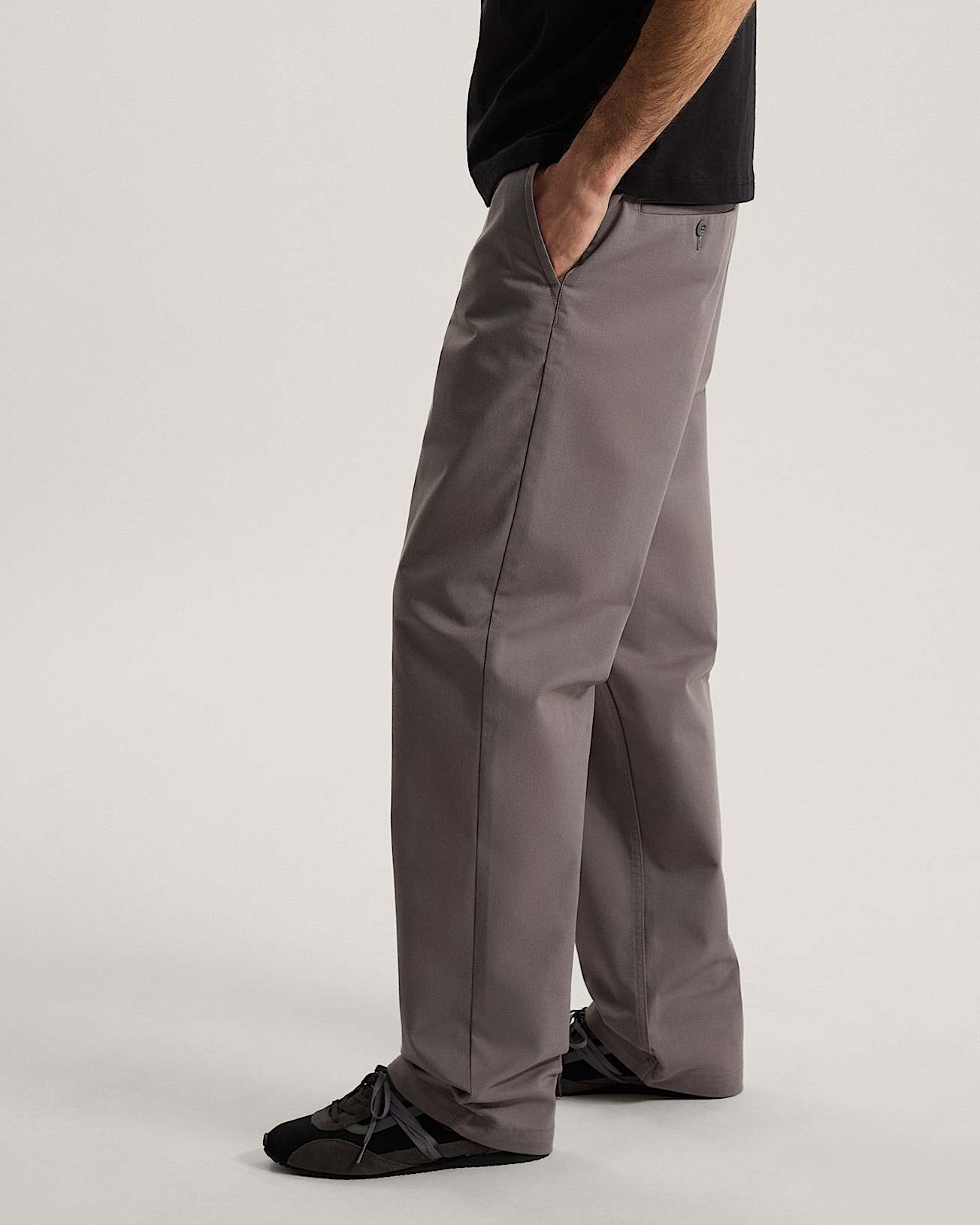 Pantalon droit Chino Authentic VANS Gris ALT4