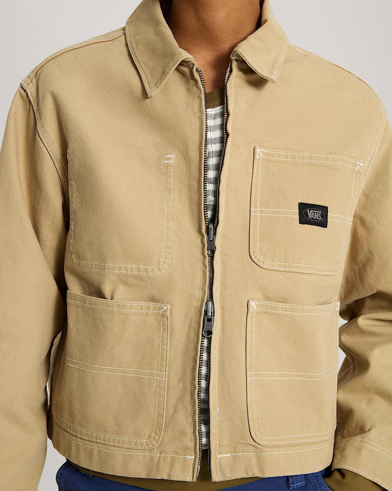 Veste de travail Emily Boxy VANS Beige ALT6