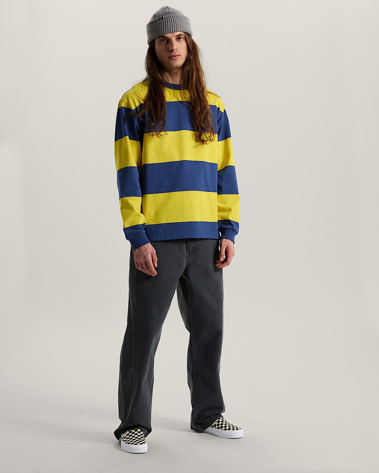Rugby Stripe Langarmhemd VANS Gelb ALT5