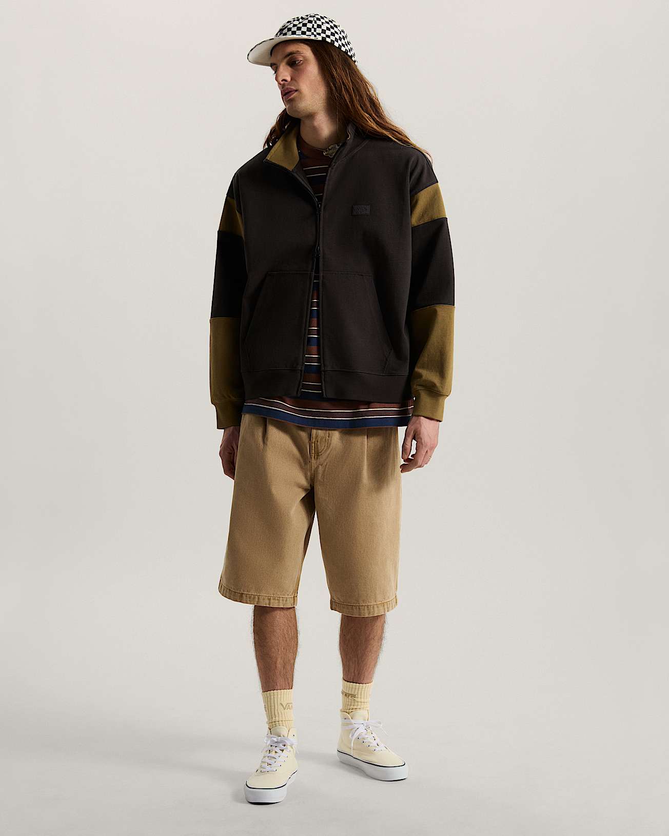 Giacca con collo a lupetto e zip intera Retro Sport VANS Nero ALT5