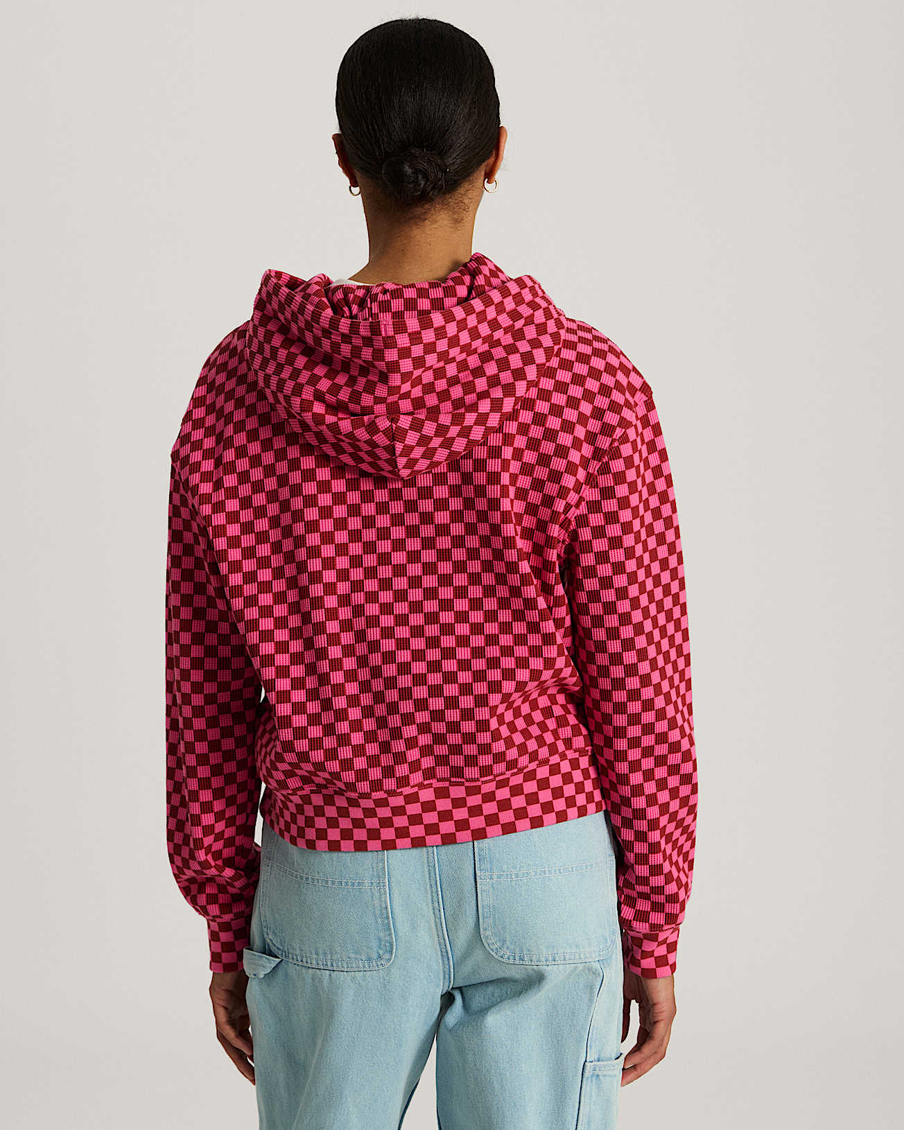 Sweat  capuche Pierce Shrunken Full Zip VANS Rose ALT3