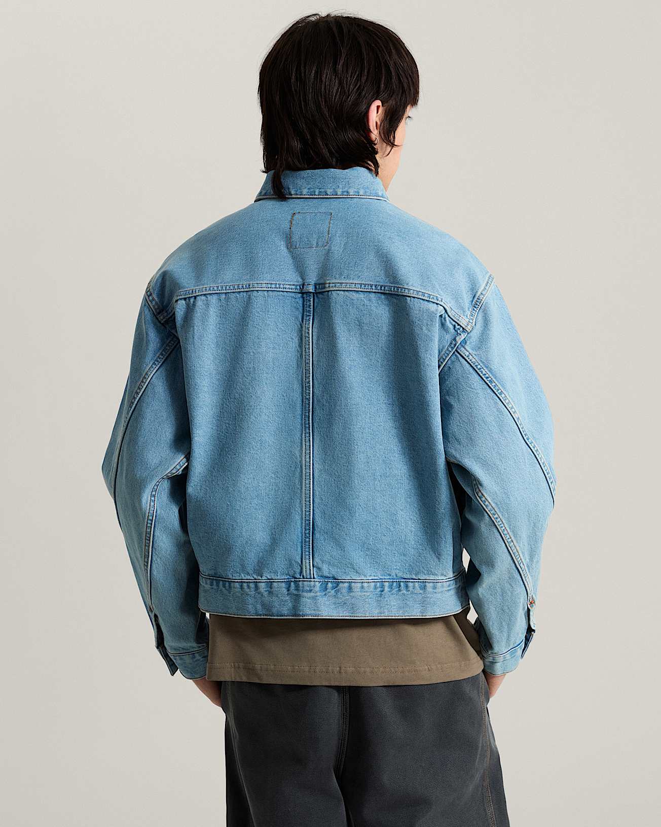 Giacca trucker in denim Check5 VANS Blu ALT3