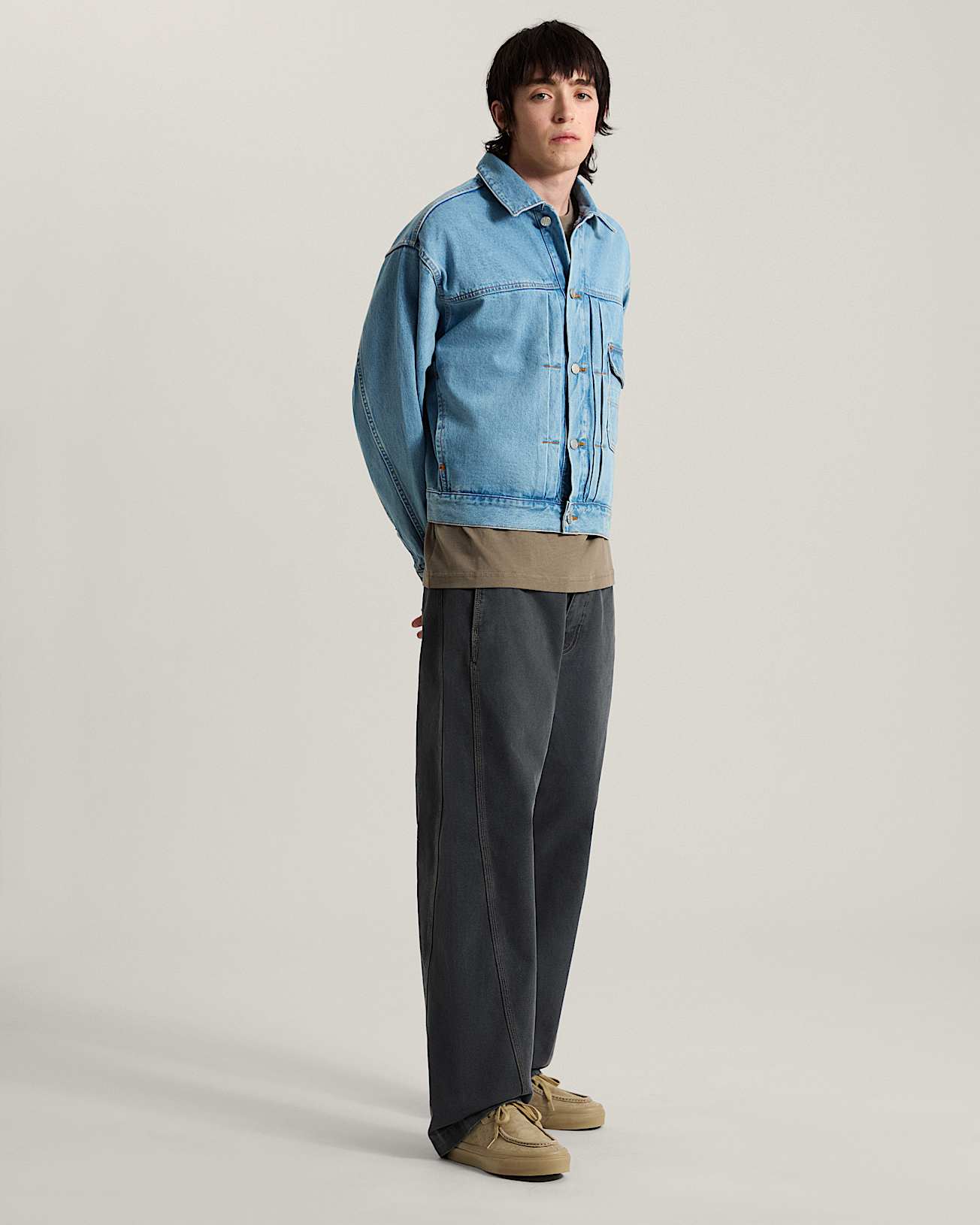 Giacca trucker in denim Check5 VANS Blu ALT5