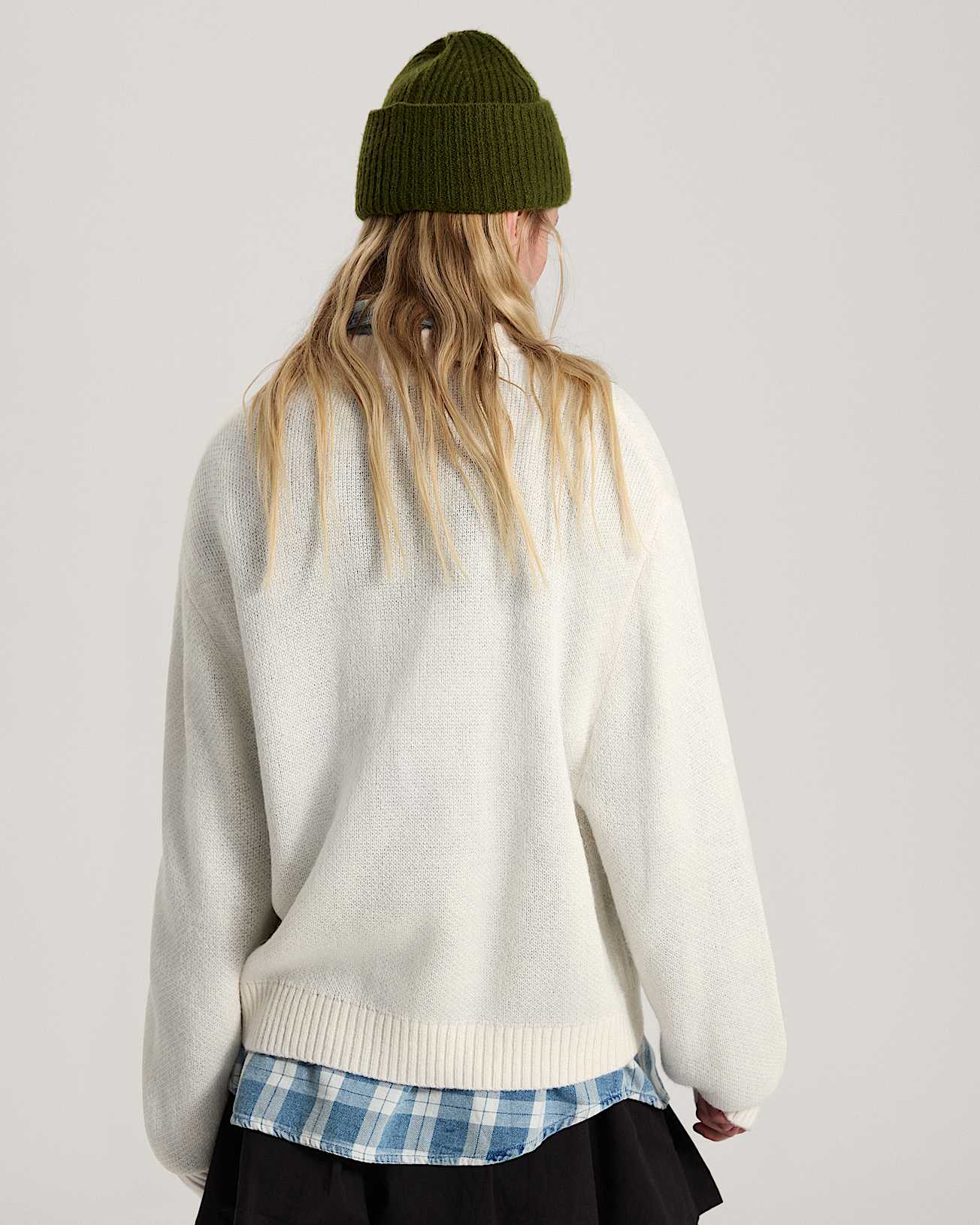 Gilet Teddy Round Neck VANS Blanc ALT3