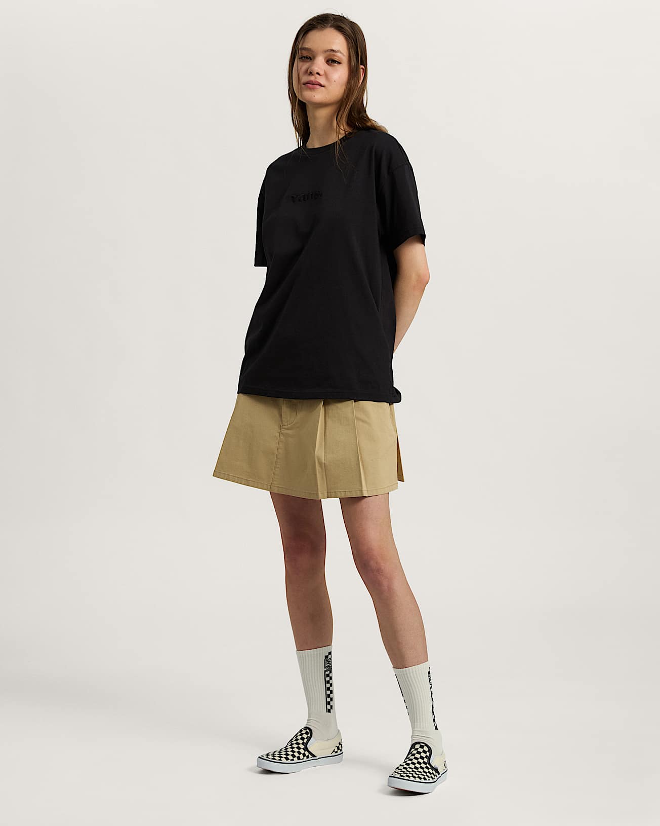 Authentic Chino Mini Skirt VANS Beige ALT5