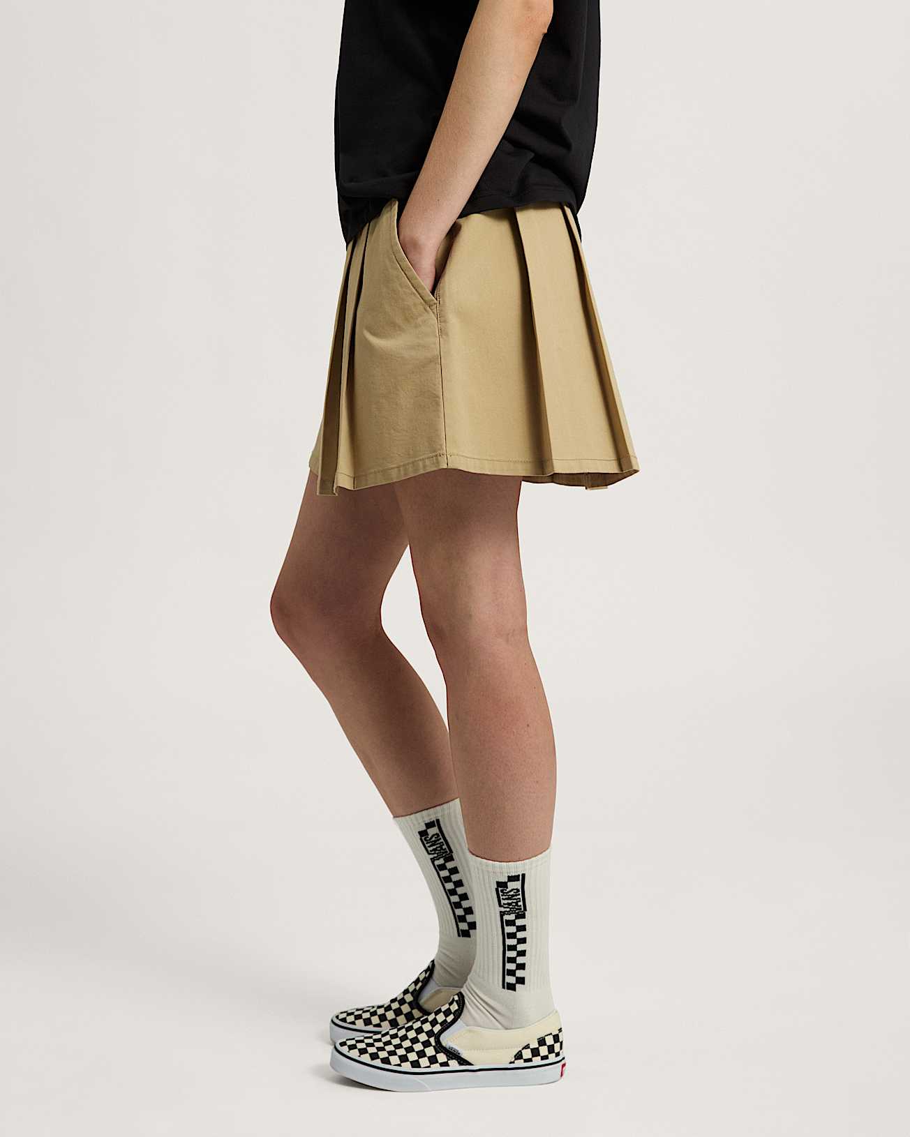 Authentic Chino Mini Skirt VANS Beige ALT4