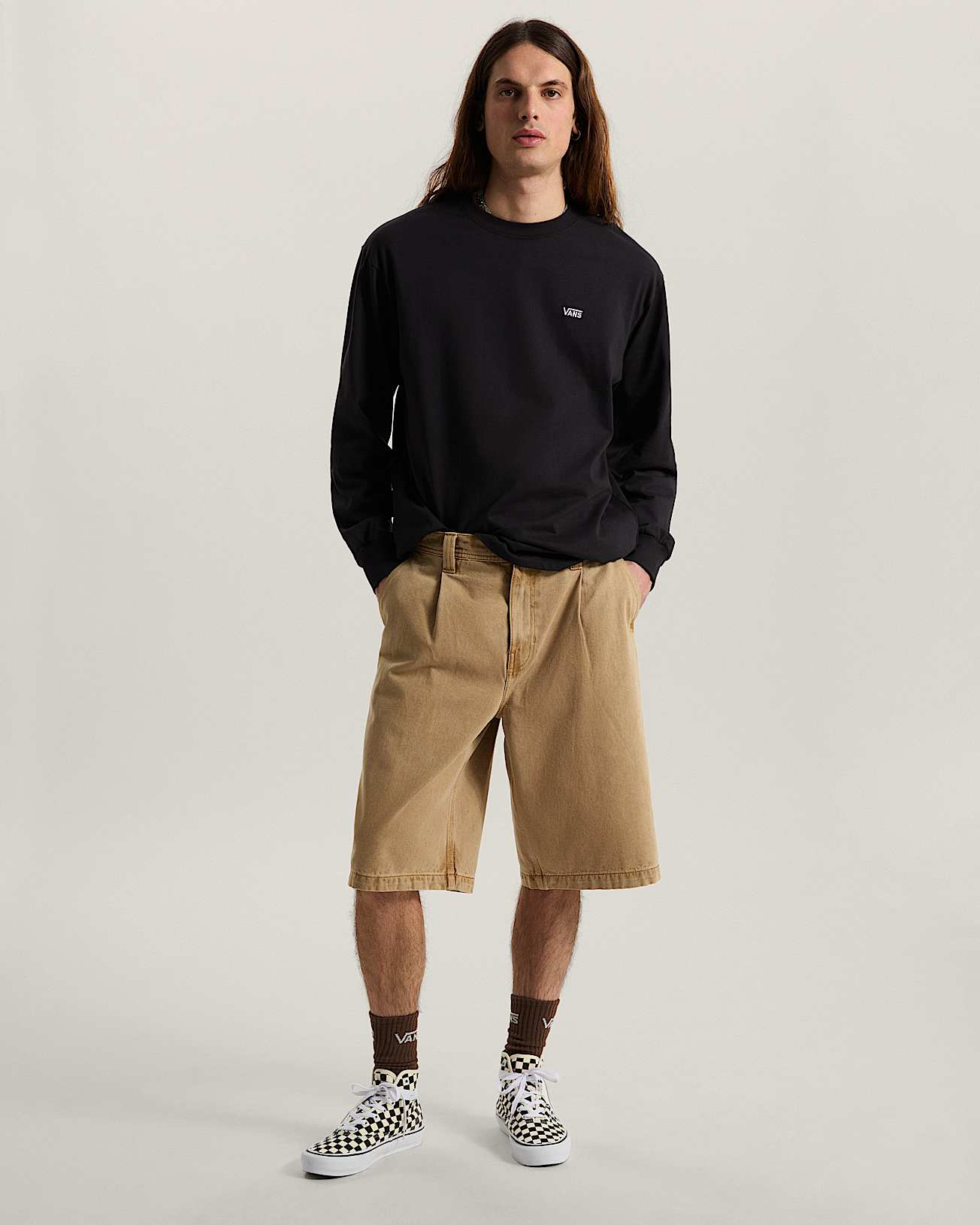 Bermuda baggy Authentic Chino VANS Beige ALT5